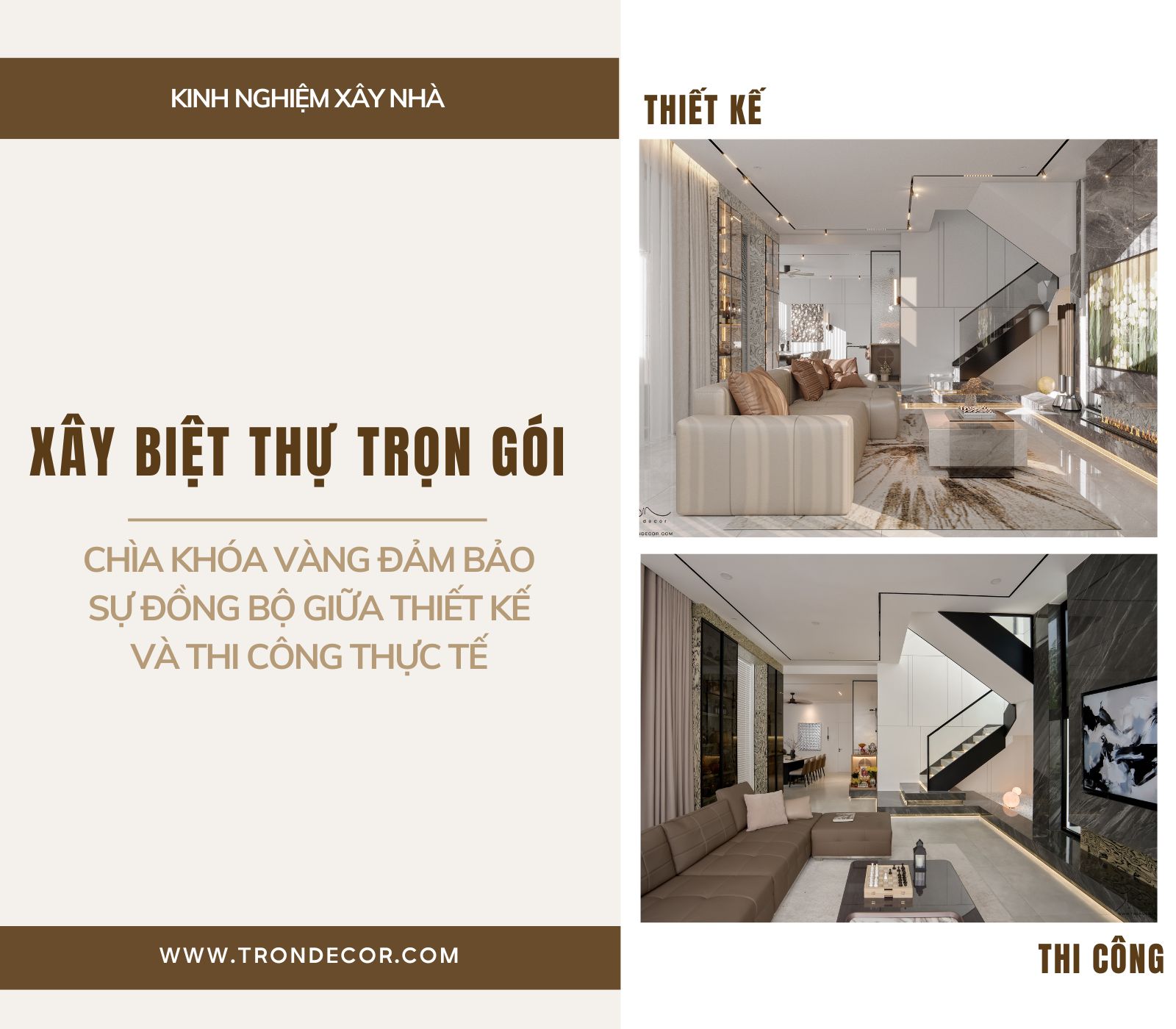 xây biệt thự trọn gói