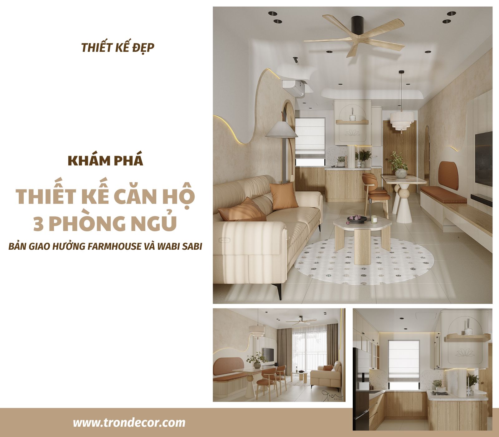 Trang chủ 61 THIẾT KẾ CĂN HỘ 3 PHÒNG NGỦ