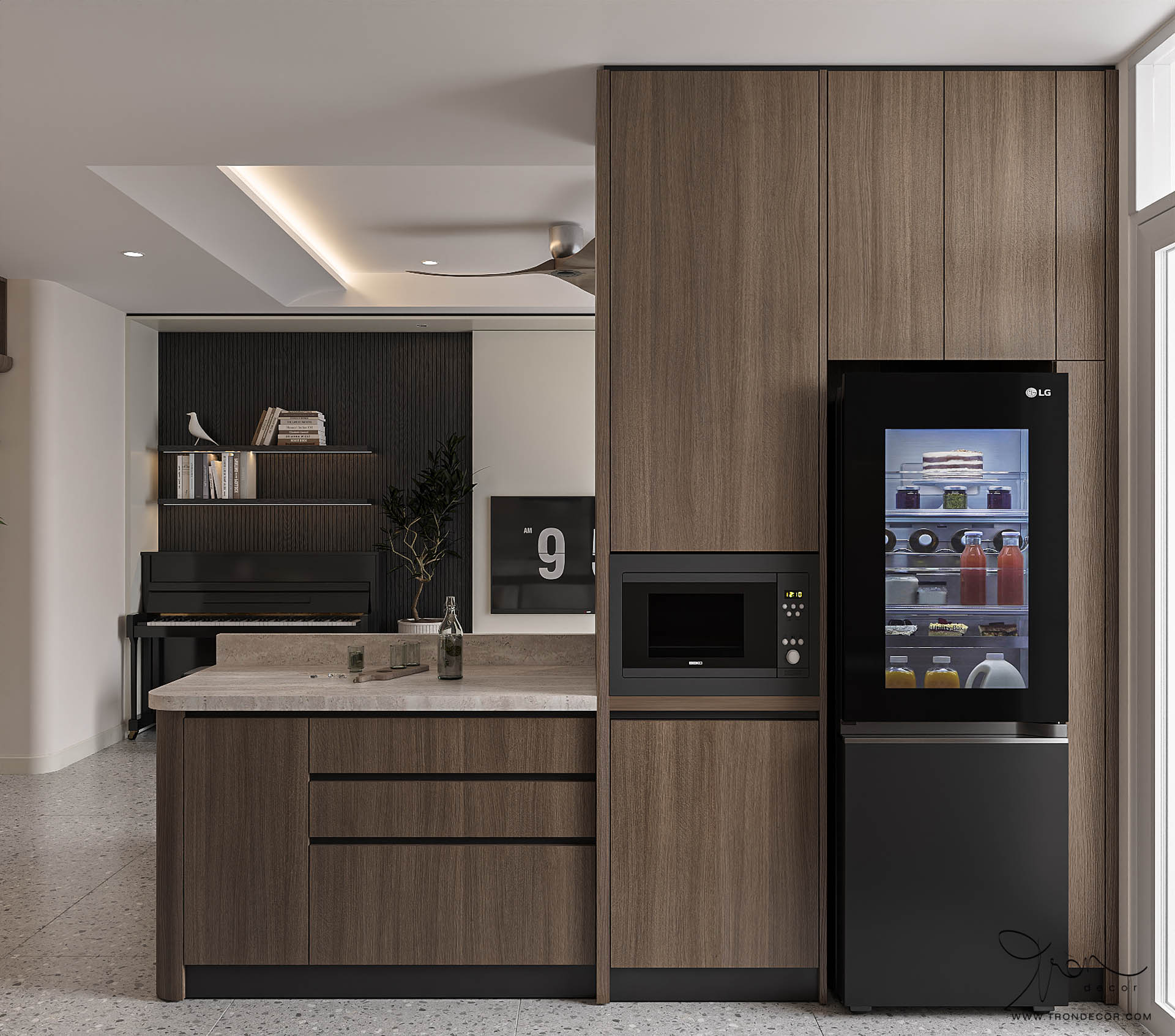 thiết kế căn hộ 85m2