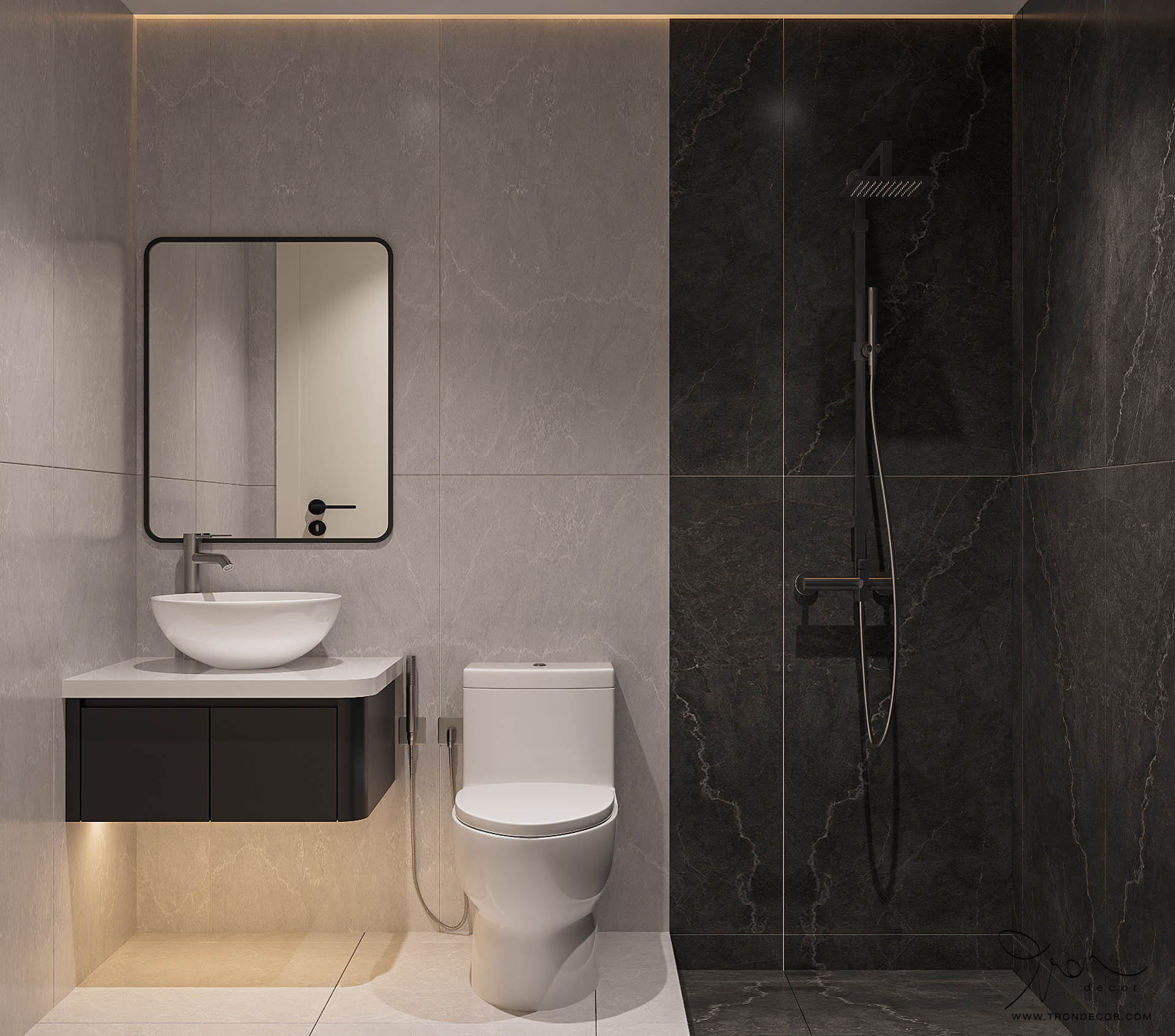 thiết kế căn hộ 85m2