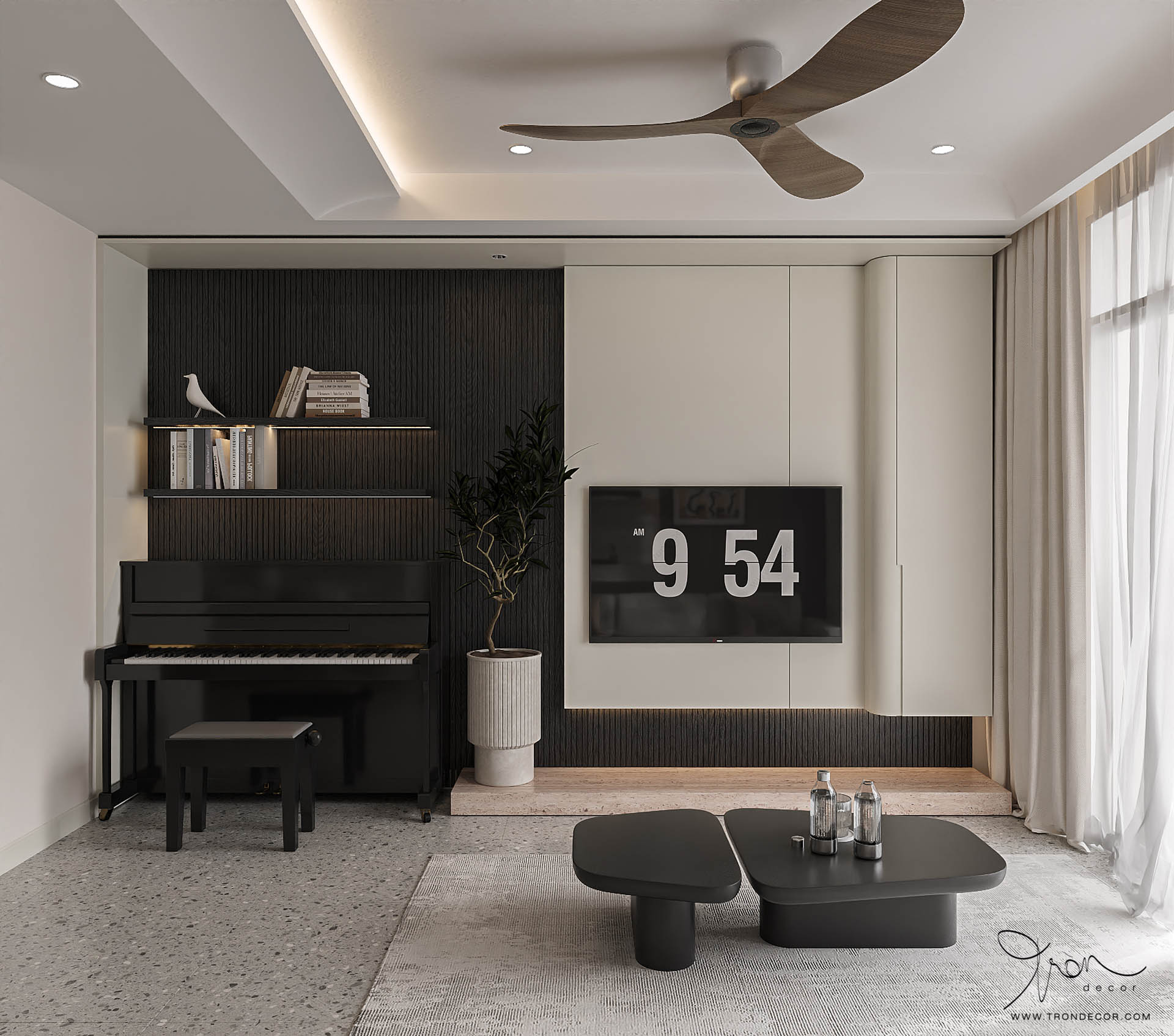 thiết kế căn hộ 85m2