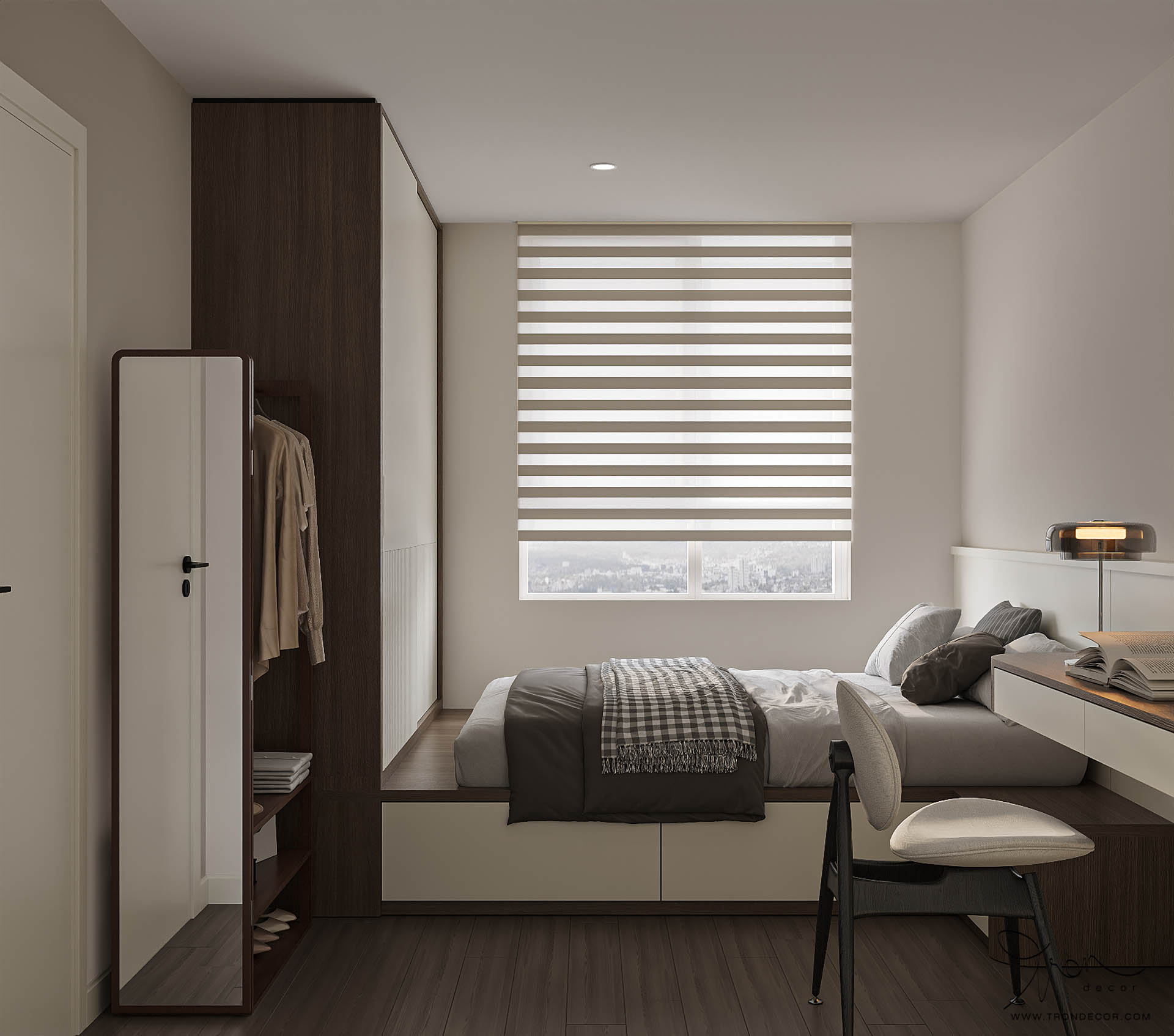 thiết kế căn hộ 85m2