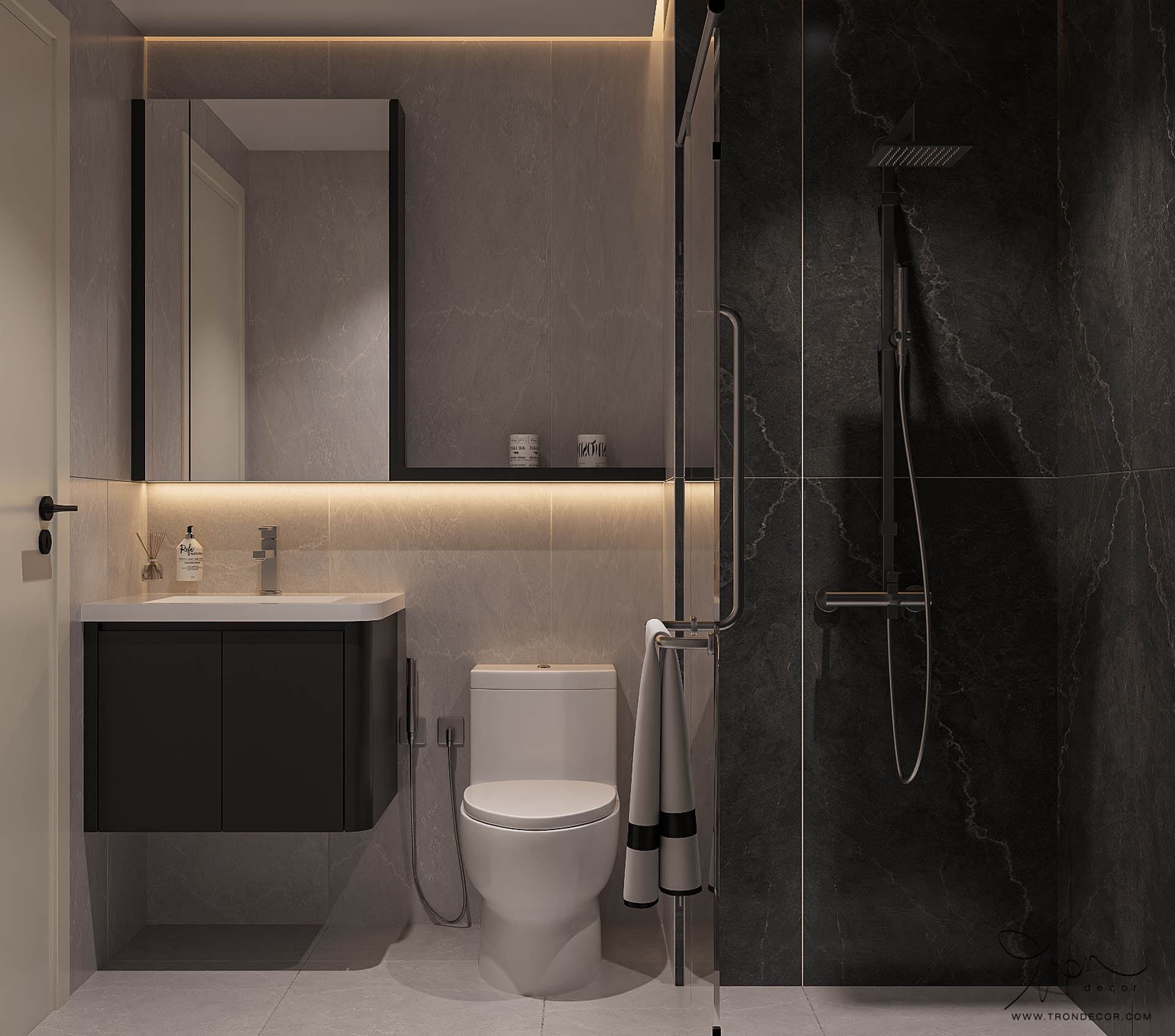 thiết kế căn hộ 85m2