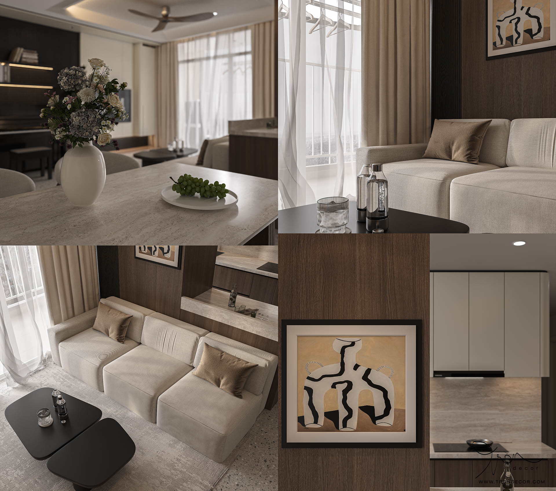 thiết kế căn hộ 85m2