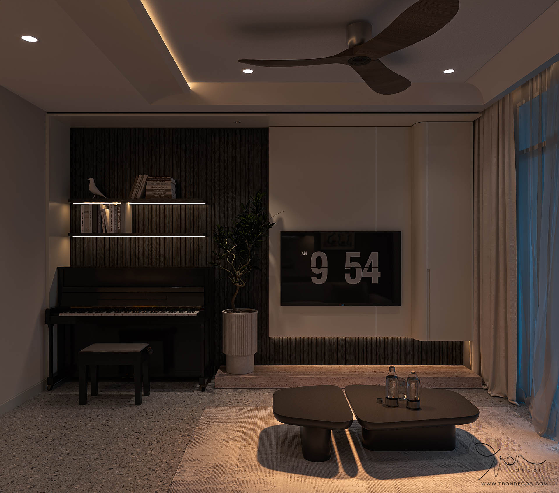 thiết kế căn hộ 85m2