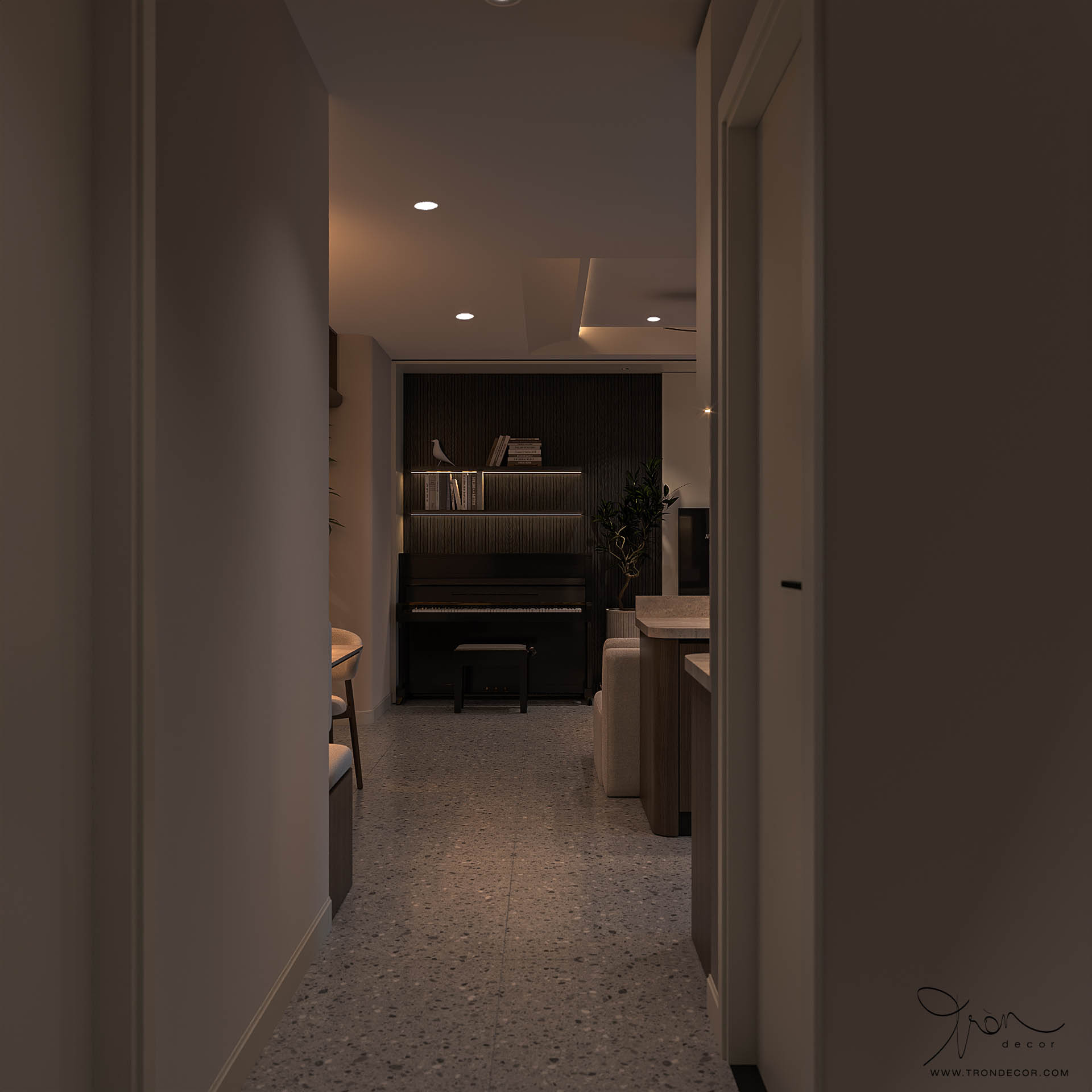 thiết kế căn hộ 85m2