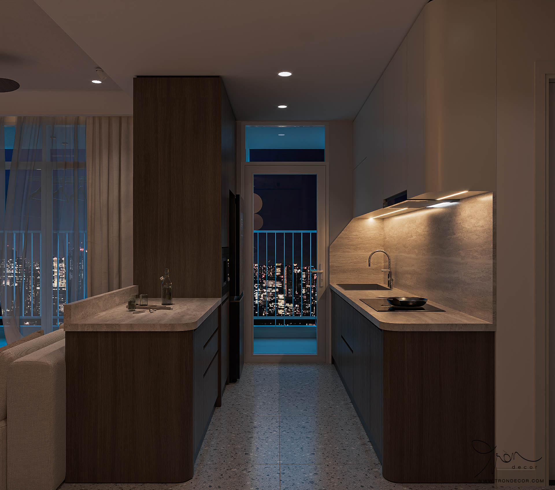 thiết kế căn hộ 85m2