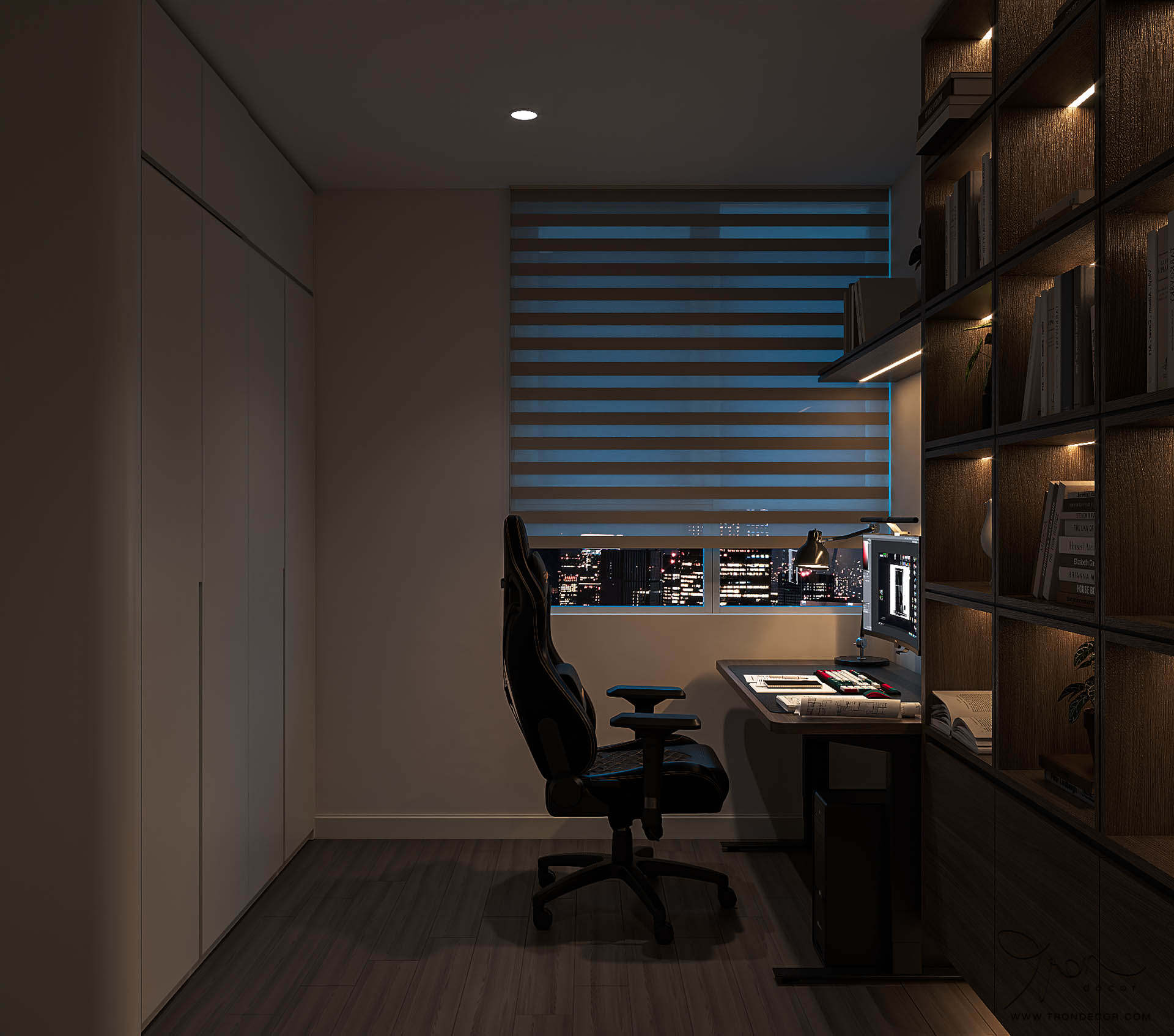 thiết kế căn hộ 85m2