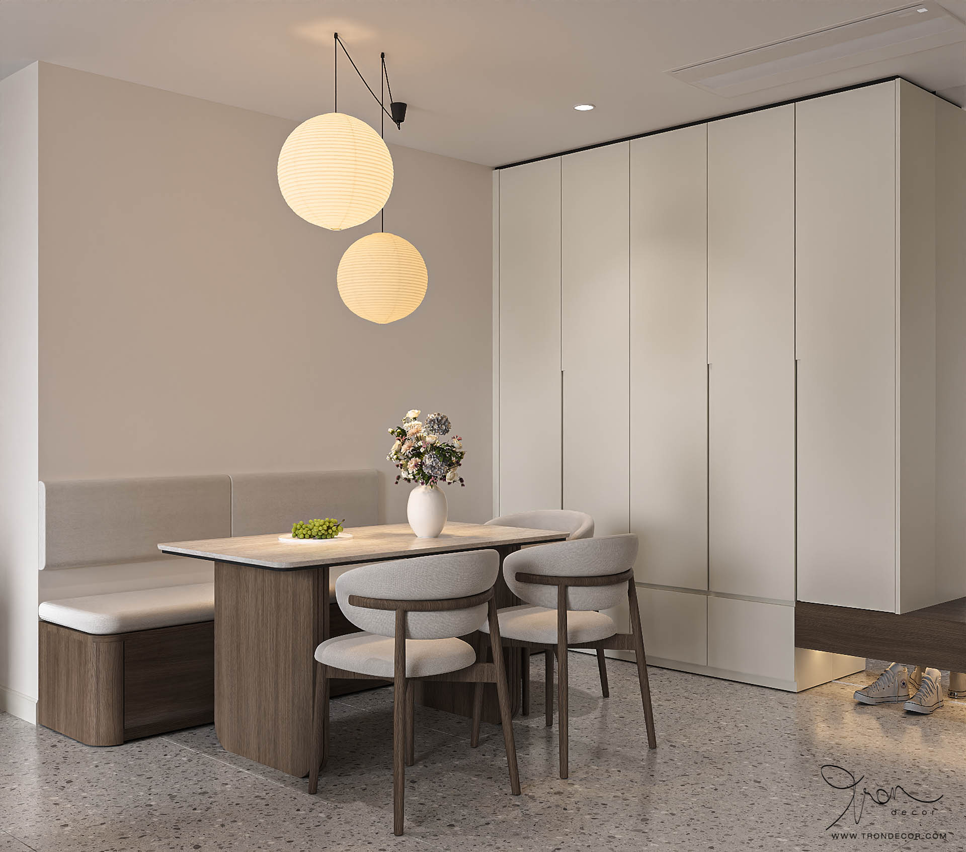 thiết kế căn hộ 85m2