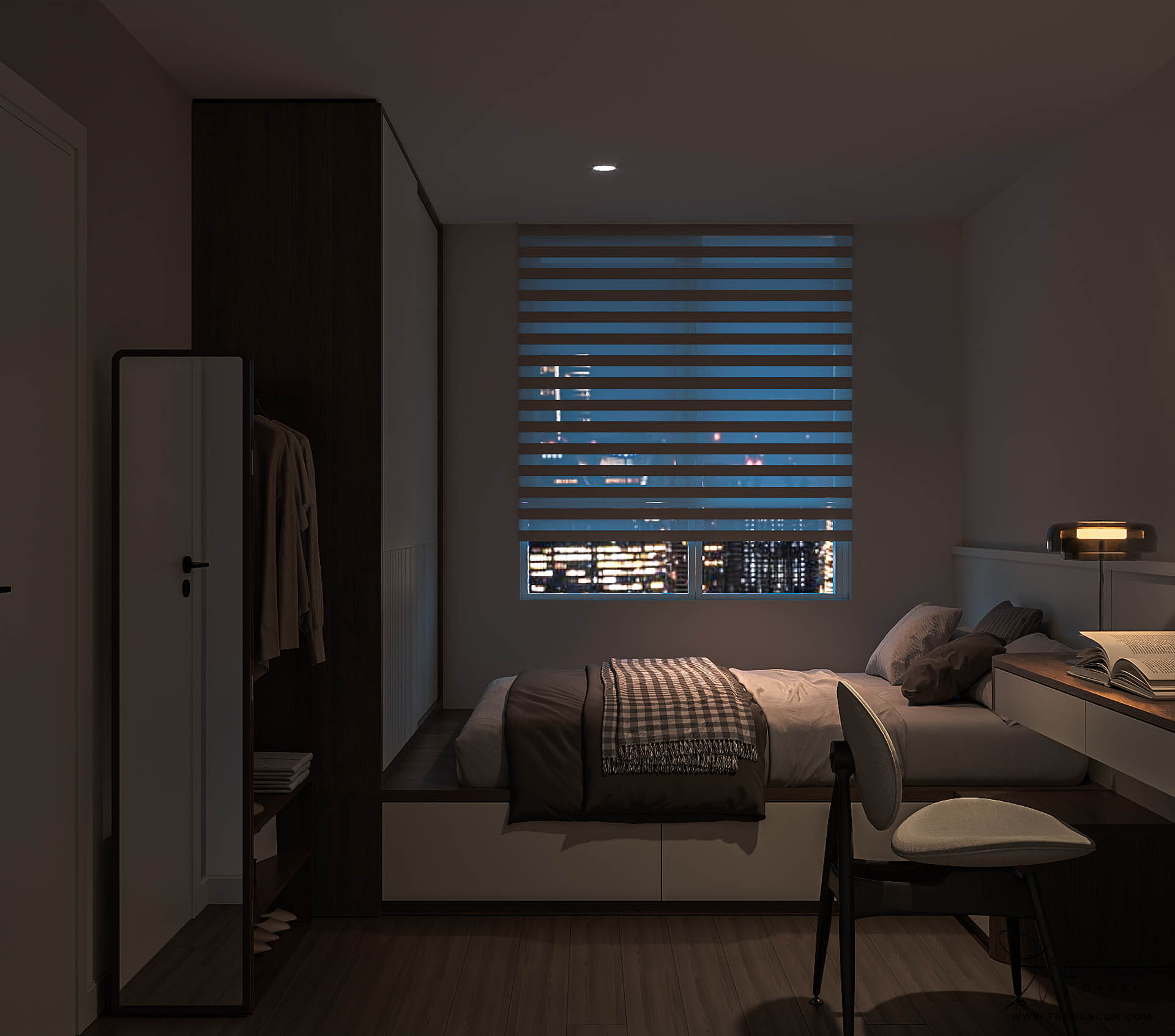 thiết kế căn hộ 85m2