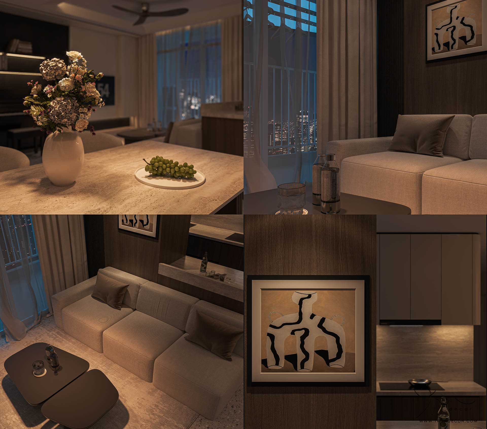 thiết kế căn hộ 85m2
