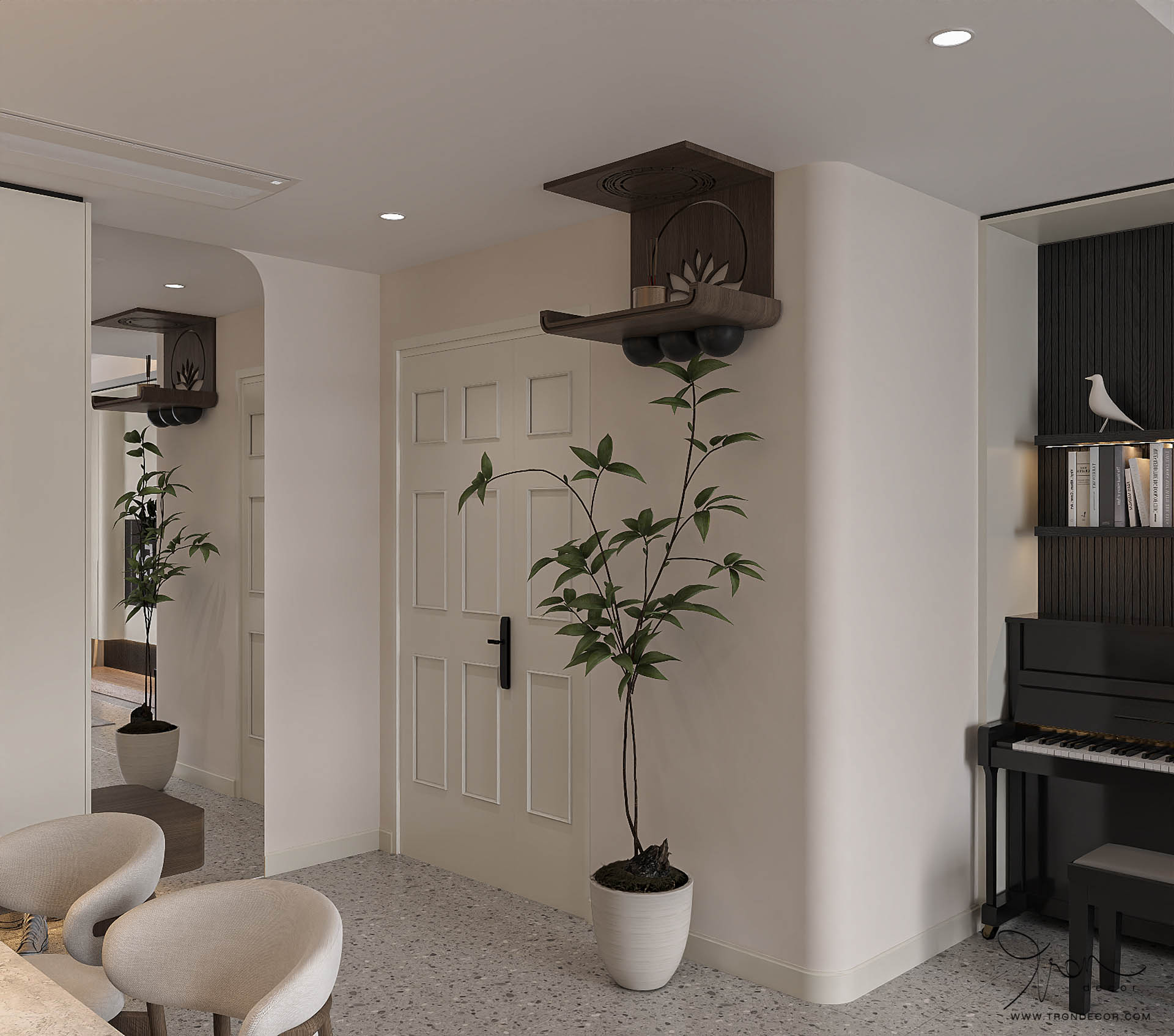 thiết kế căn hộ 85m2