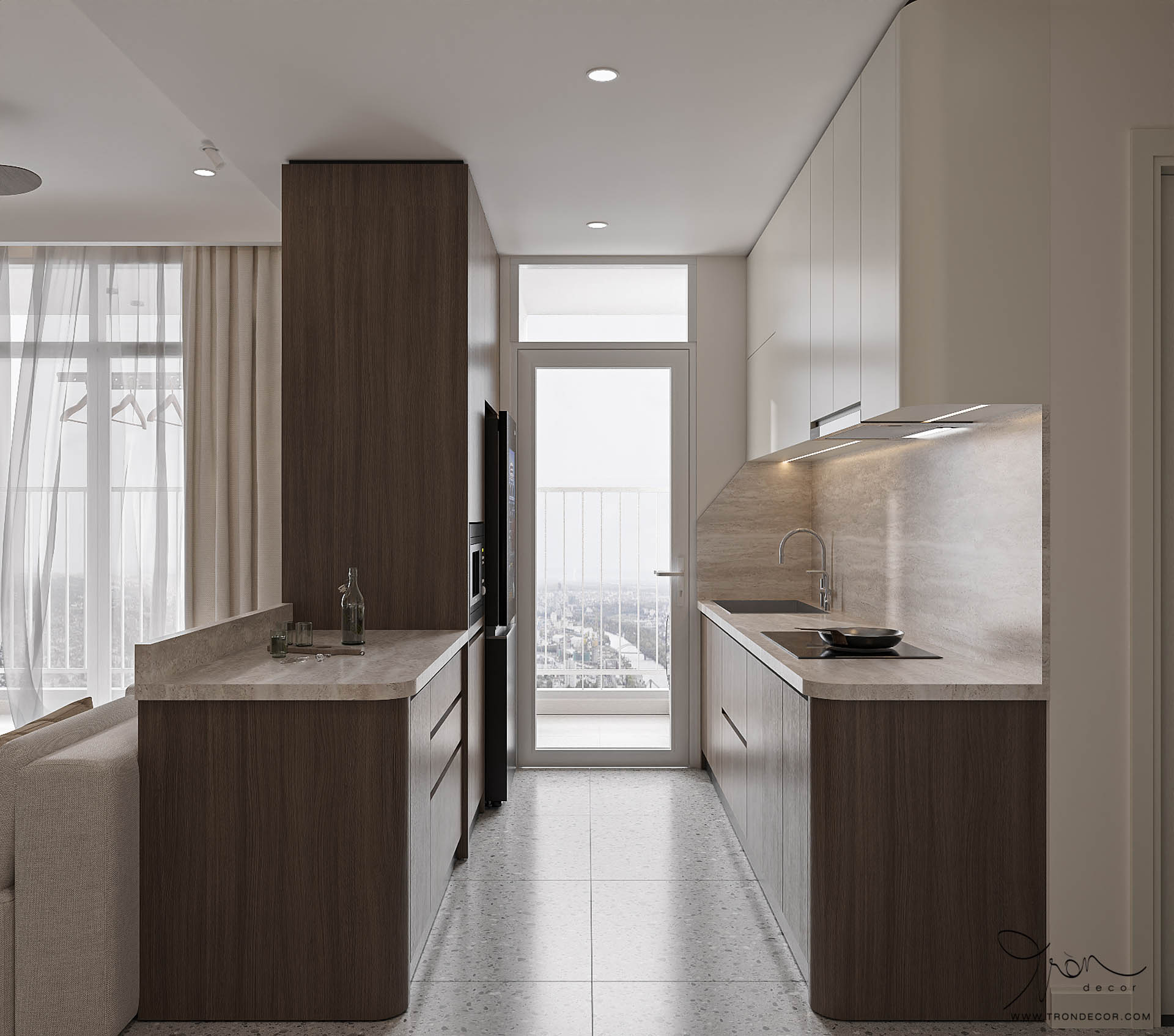 thiết kế căn hộ 85m2