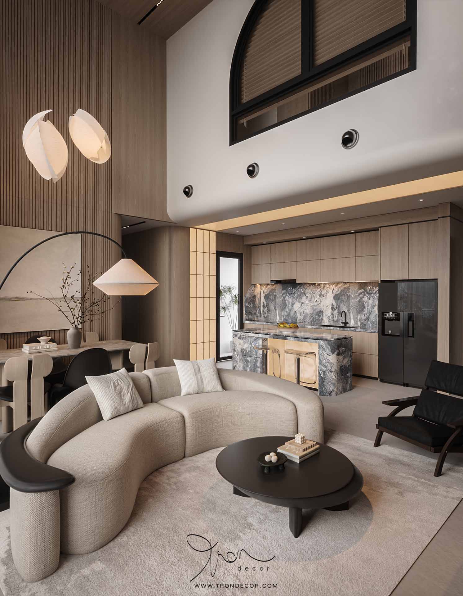 Thiết kế căn hộ duplex 150m2