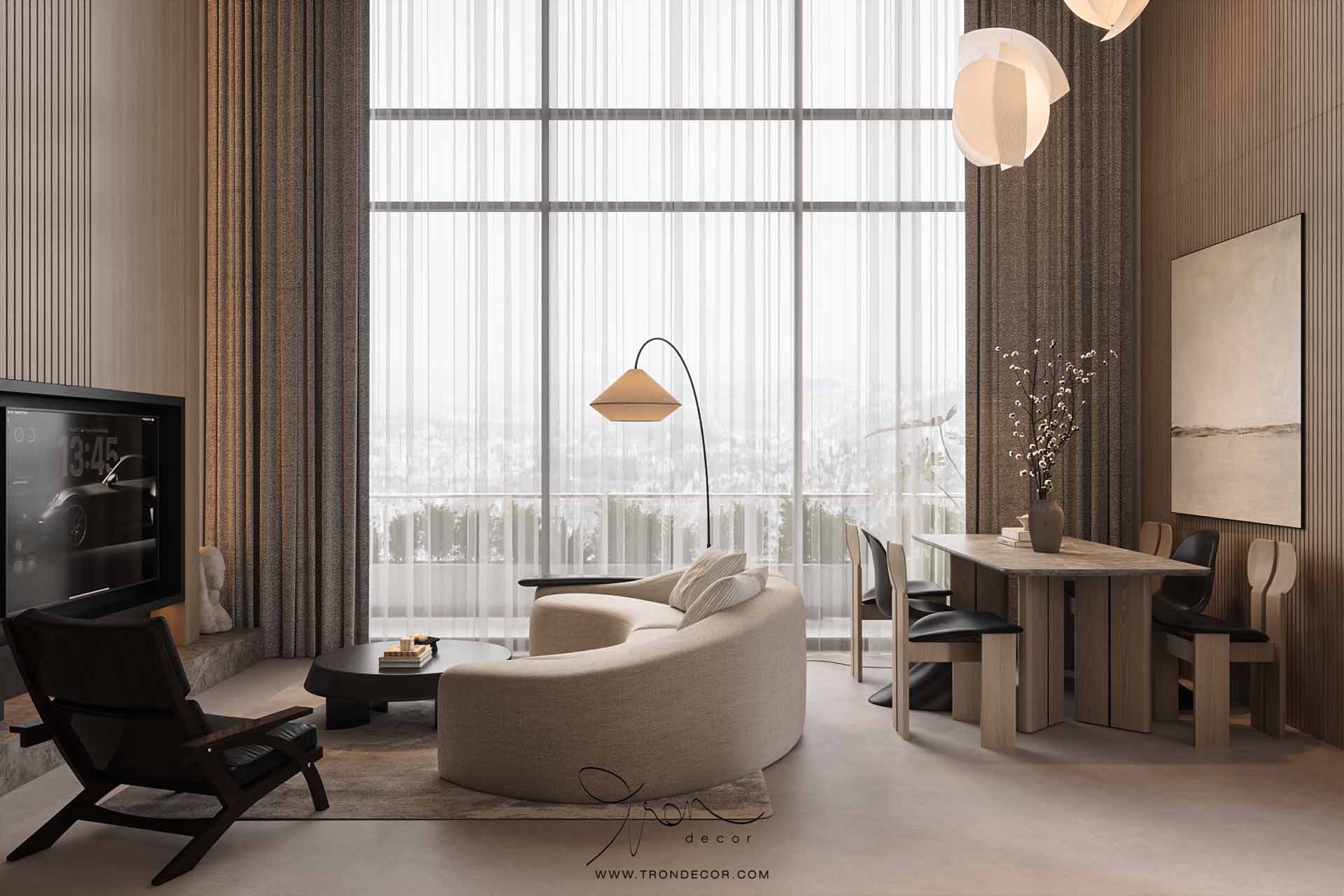 Thiết kế căn hộ duplex 150m2