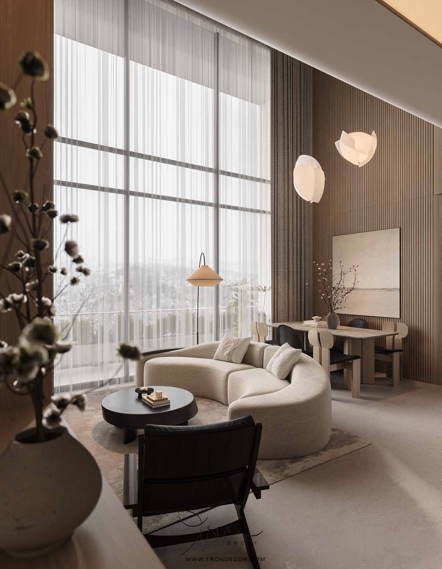 Thiết kế căn hộ duplex 150m2