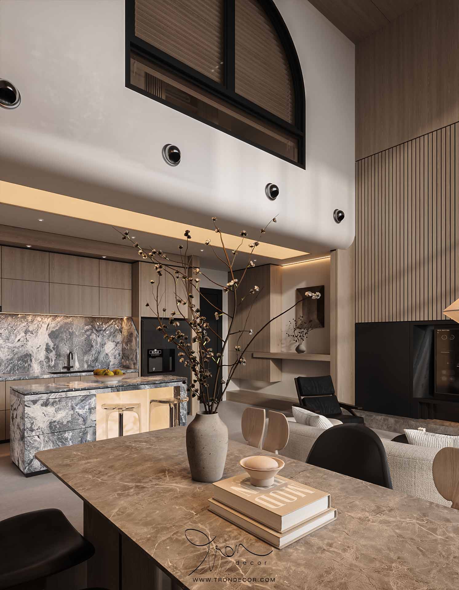 Thiết kế căn hộ duplex 150m2