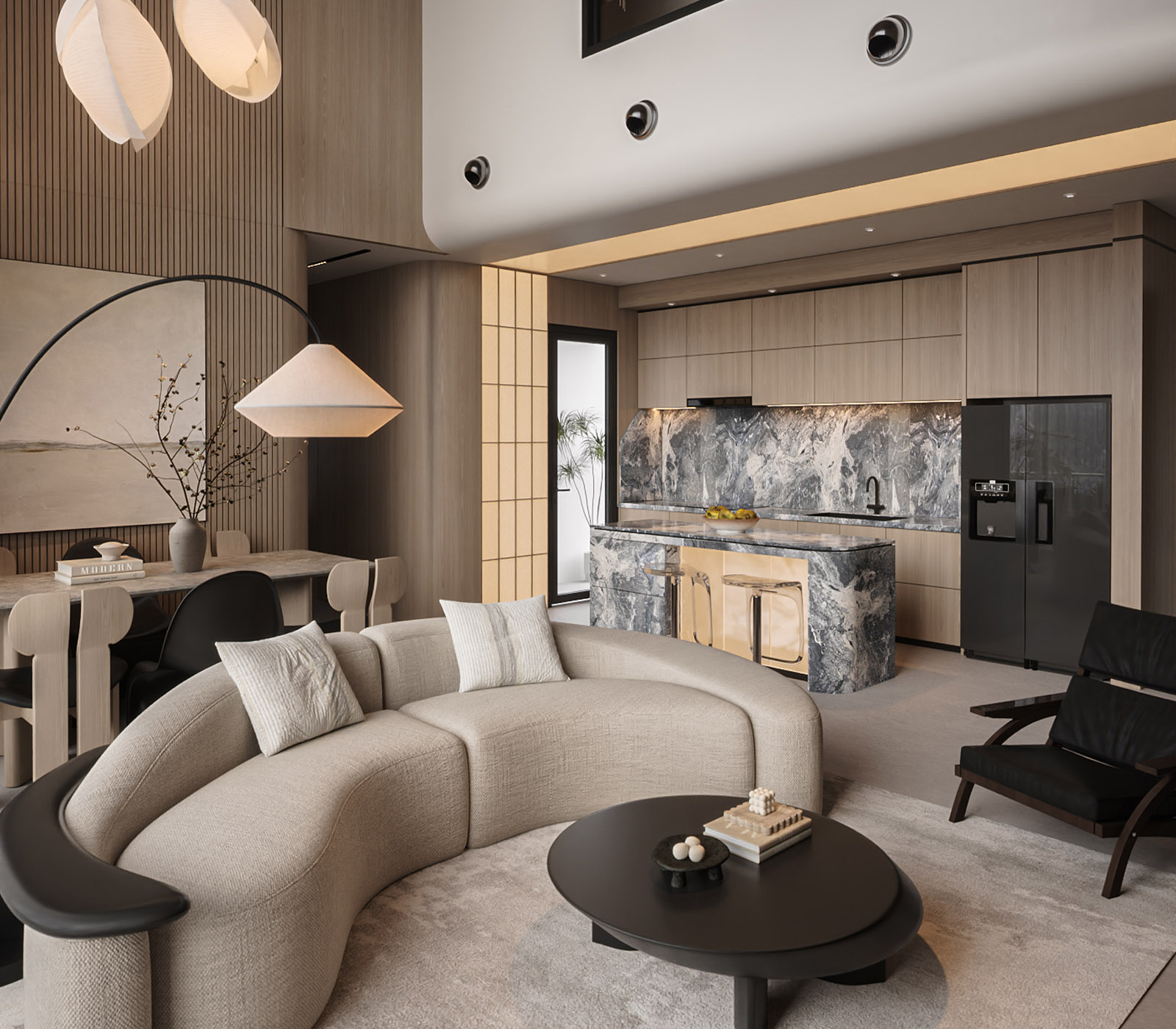 Thiết kế căn hộ duplex 150m2