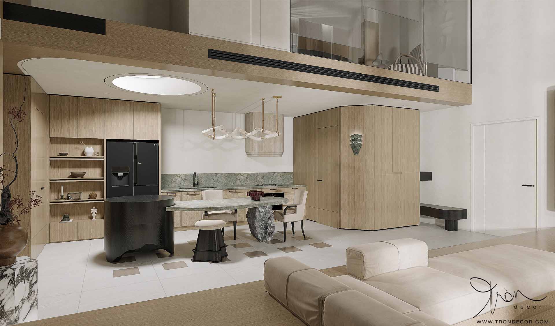 Thiết kế căn hộ Duplex 155m2