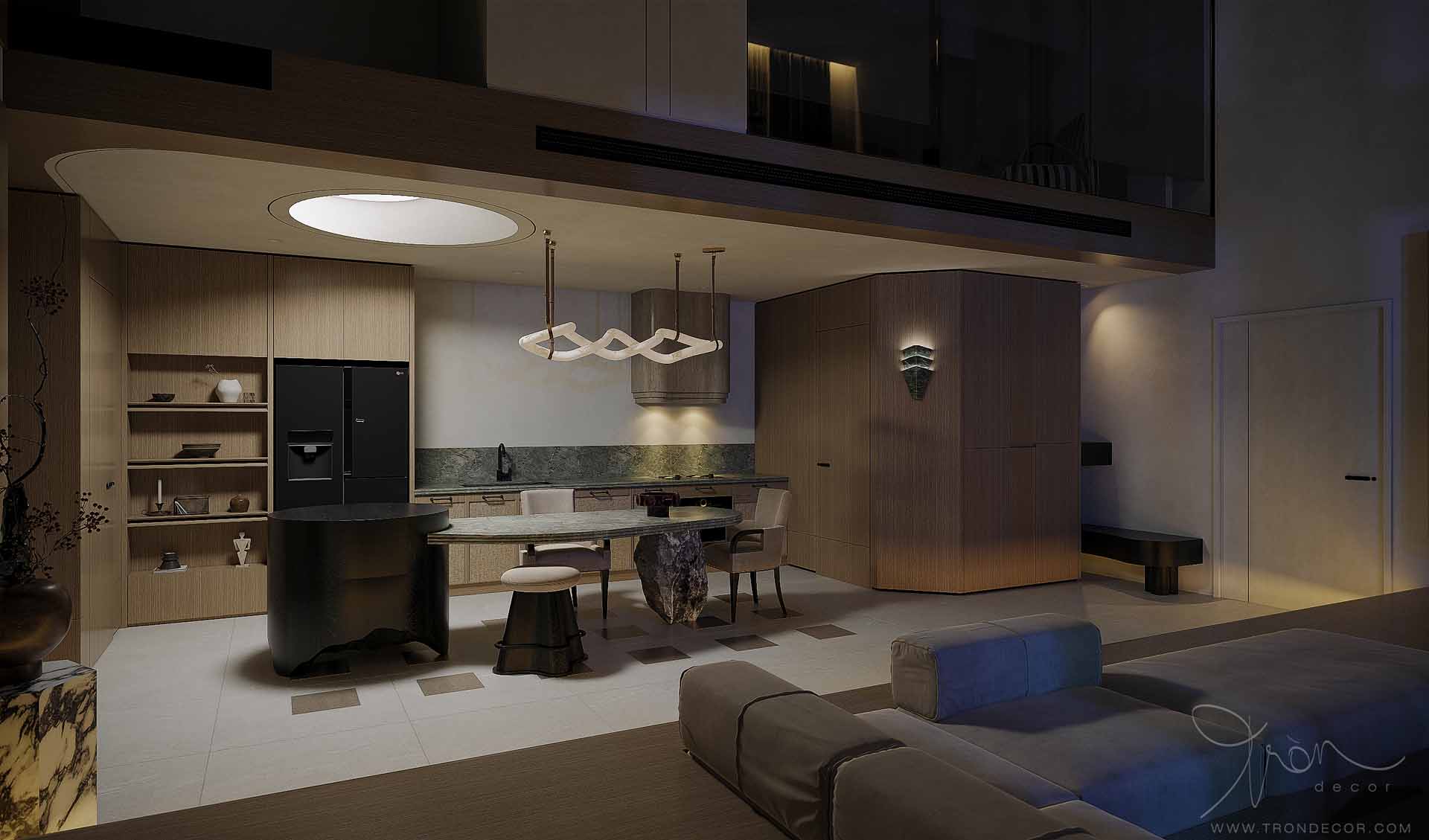 Thiết kế căn hộ Duplex 155m2
