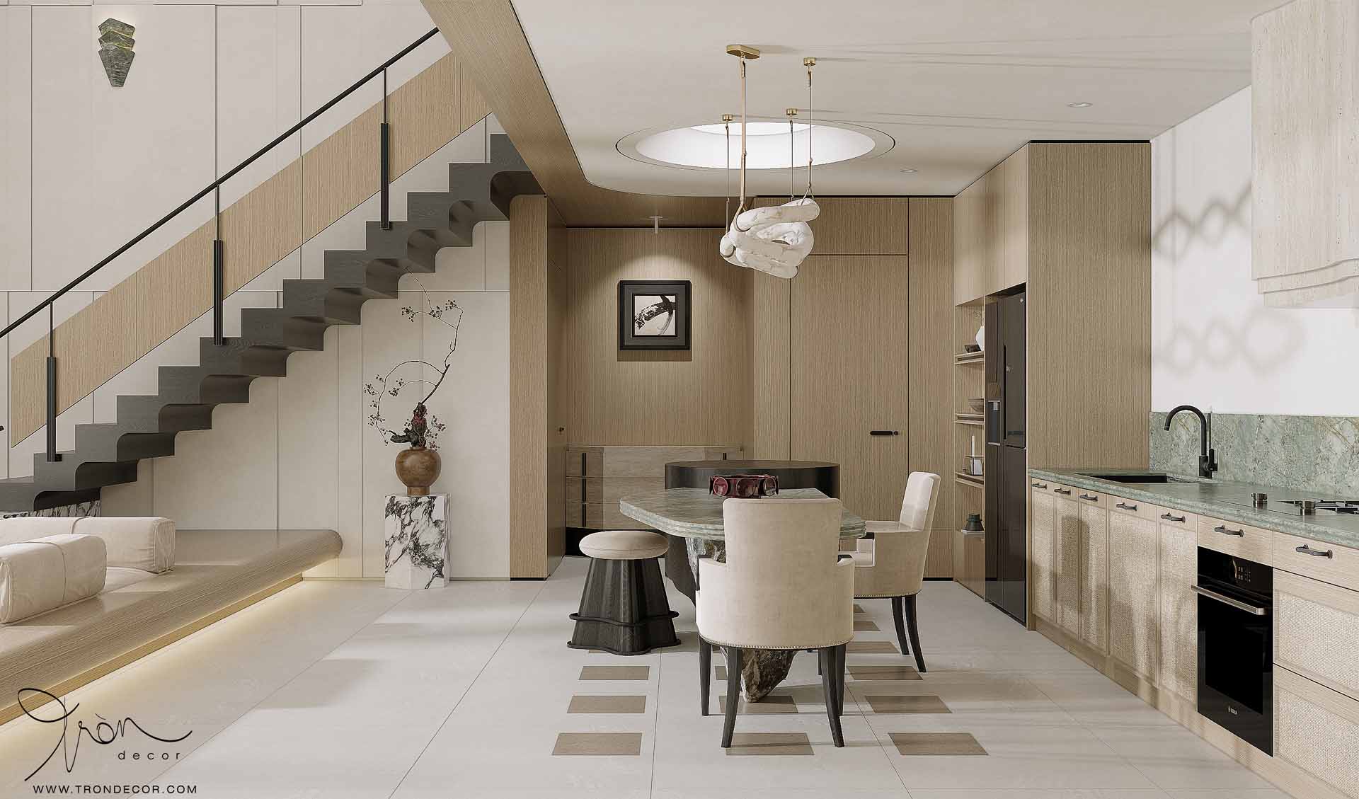Thiết kế căn hộ Duplex 155m2
