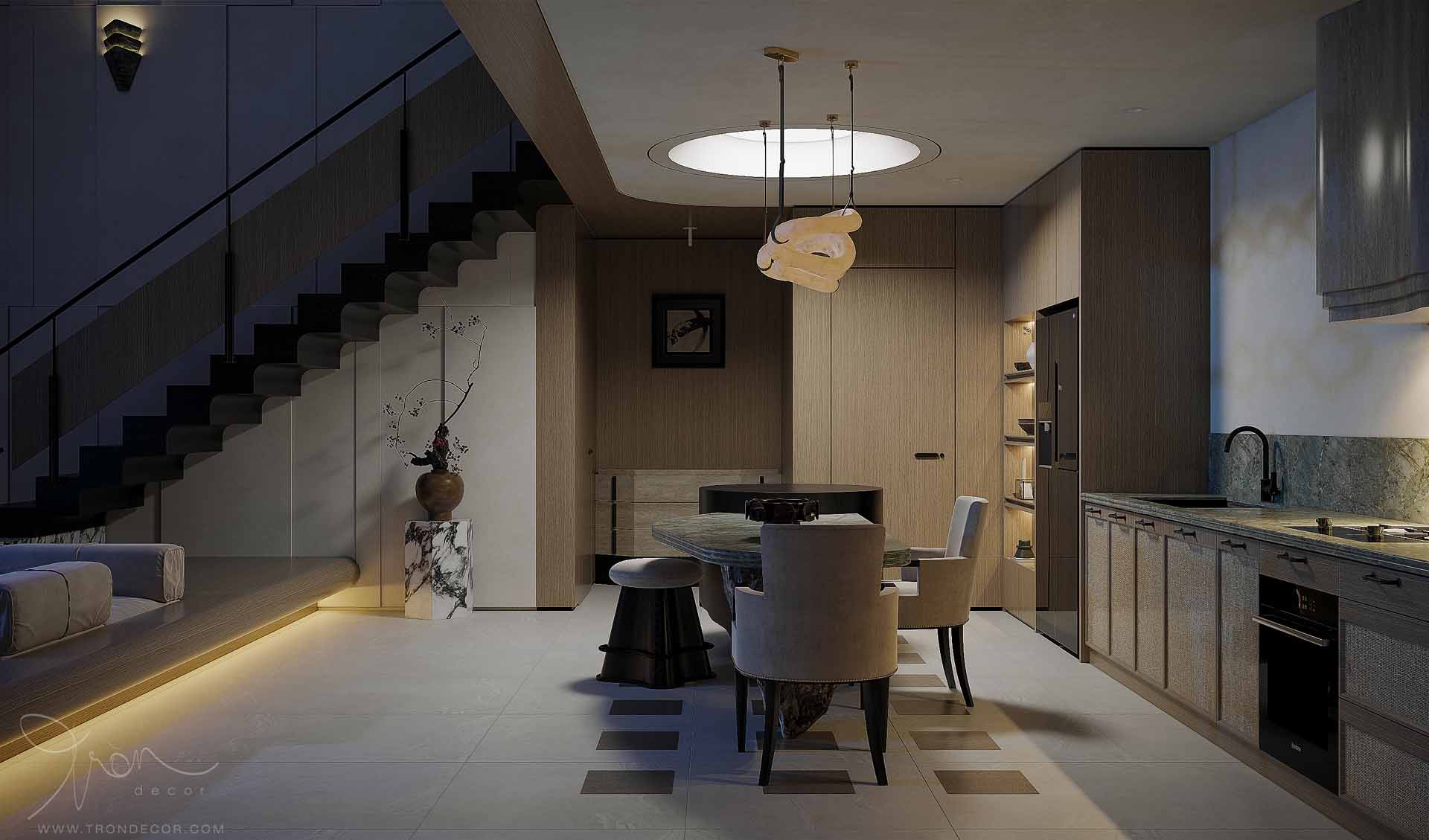 Thiết kế căn hộ Duplex 155m2