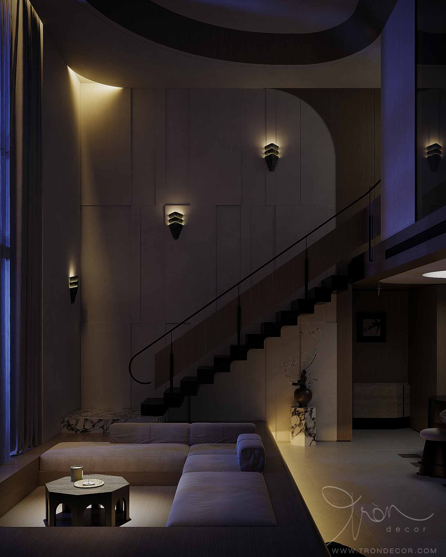 Thiết kế căn hộ Duplex 155m2