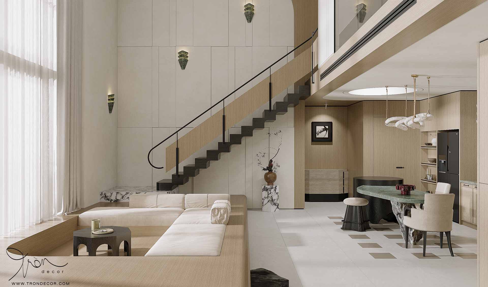 Thiết kế căn hộ Duplex 155m2