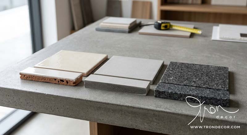PHÂN BIỆT CÁC LOẠI GẠCH ỐP LÁT CERAMIC, PORCELAIN, GRANITE CHO NHÀ Ở | TƯ VẤN THI CÔNG 2 gạch ốp lát