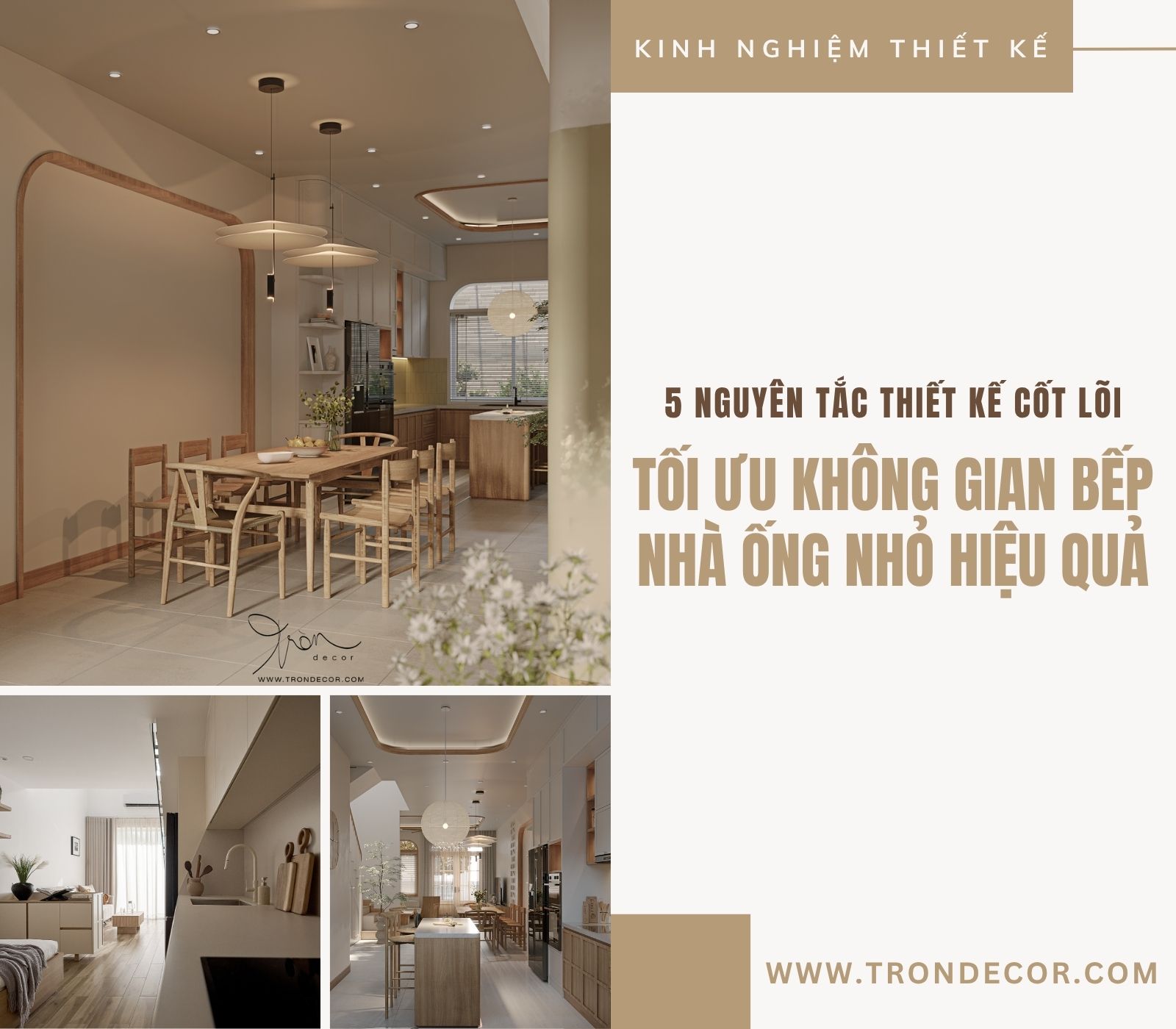 Trang chủ 43 tối ưu không gian bếp nhà ống nhỏ