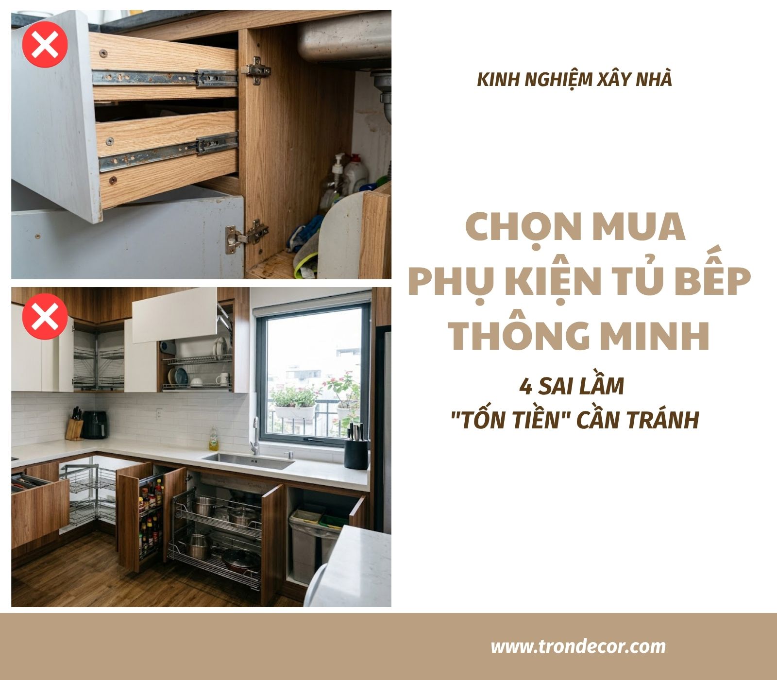 Trang chủ 45 phụ kiện tủ bếp thông minh