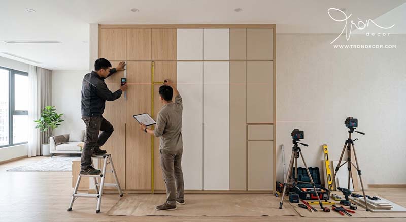 CHECKLIST 9 BƯỚC GIÁM SÁT THI CÔNG NỘI THẤT CHO GIA CHỦ MỚI XÂY NHÀ LẦN ĐẦU 4 giám sát thi công nội thất