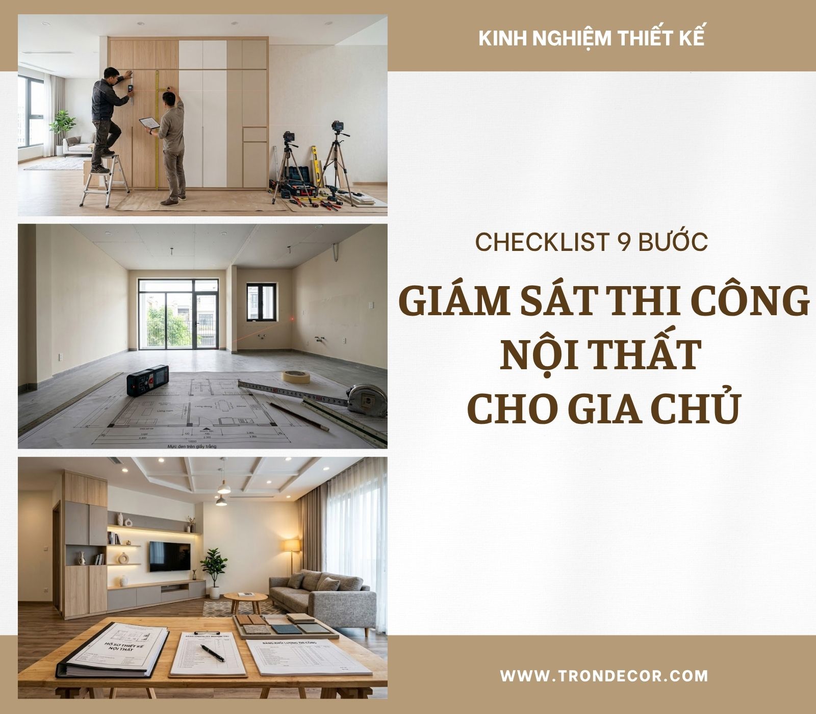 giám sát thi công nội thất