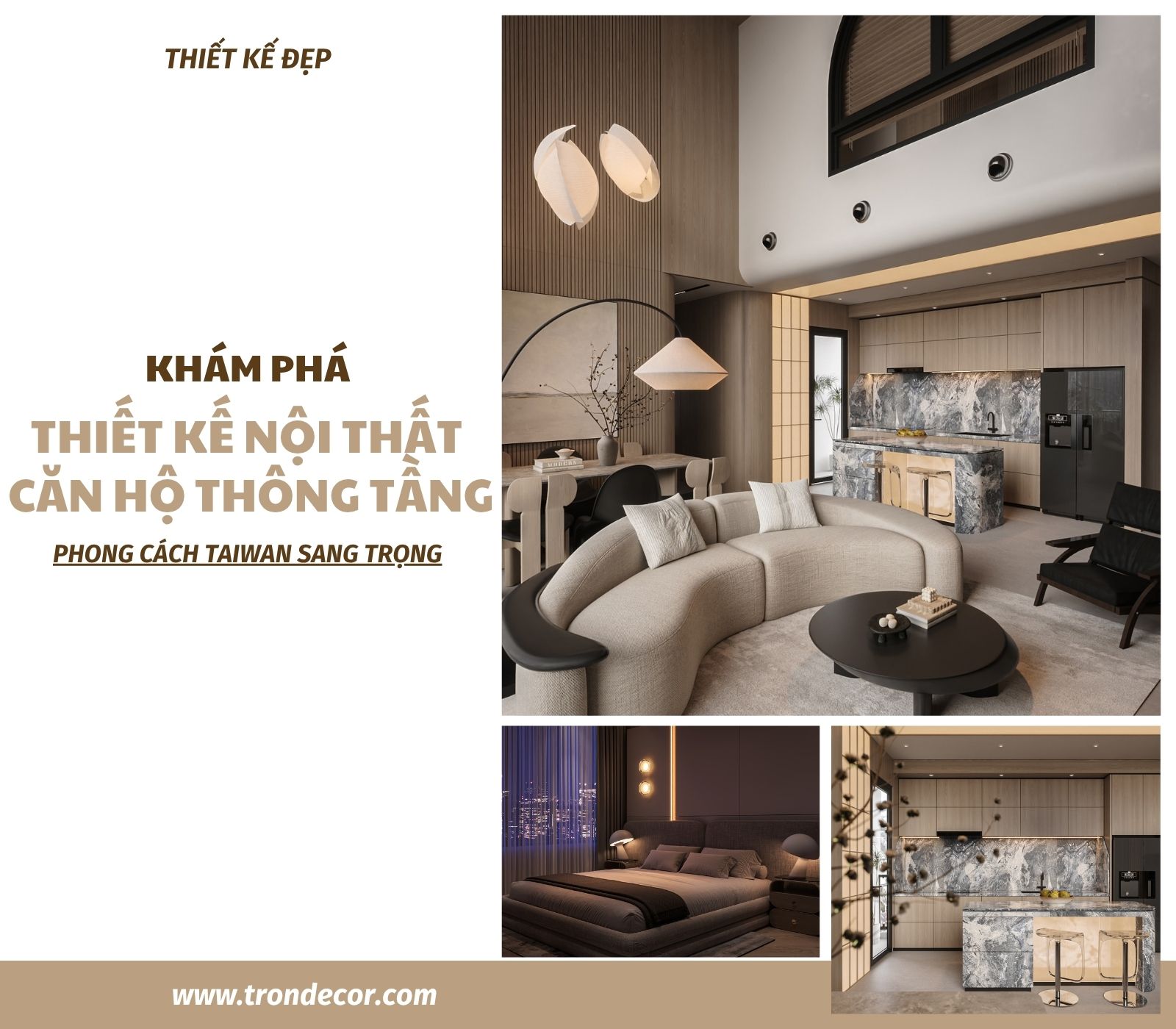 Trang chủ 41 thiết kế nội thất căn hộ thông tầng