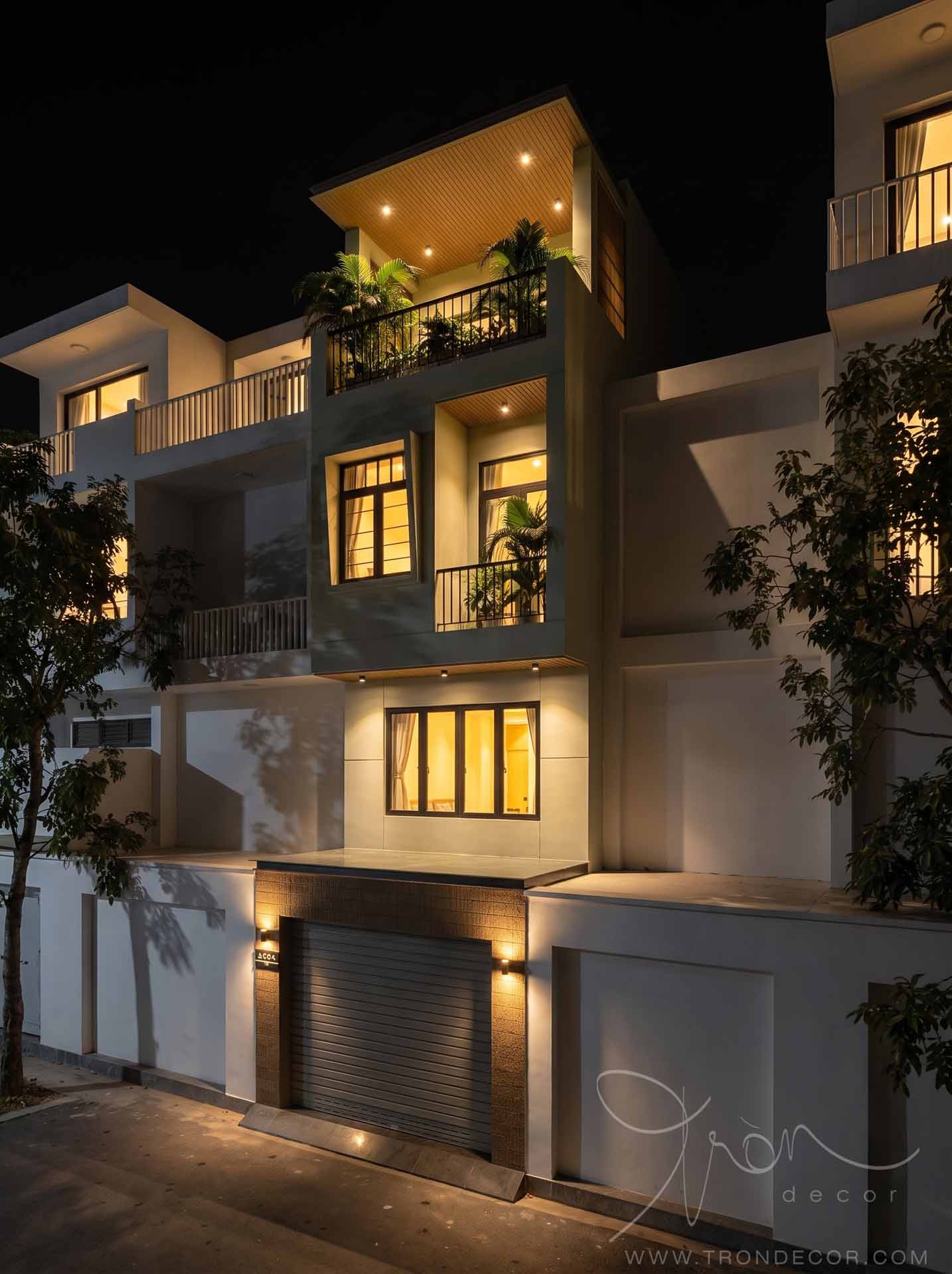 THIẾT KẾ NHÀ PHỐ 190M2