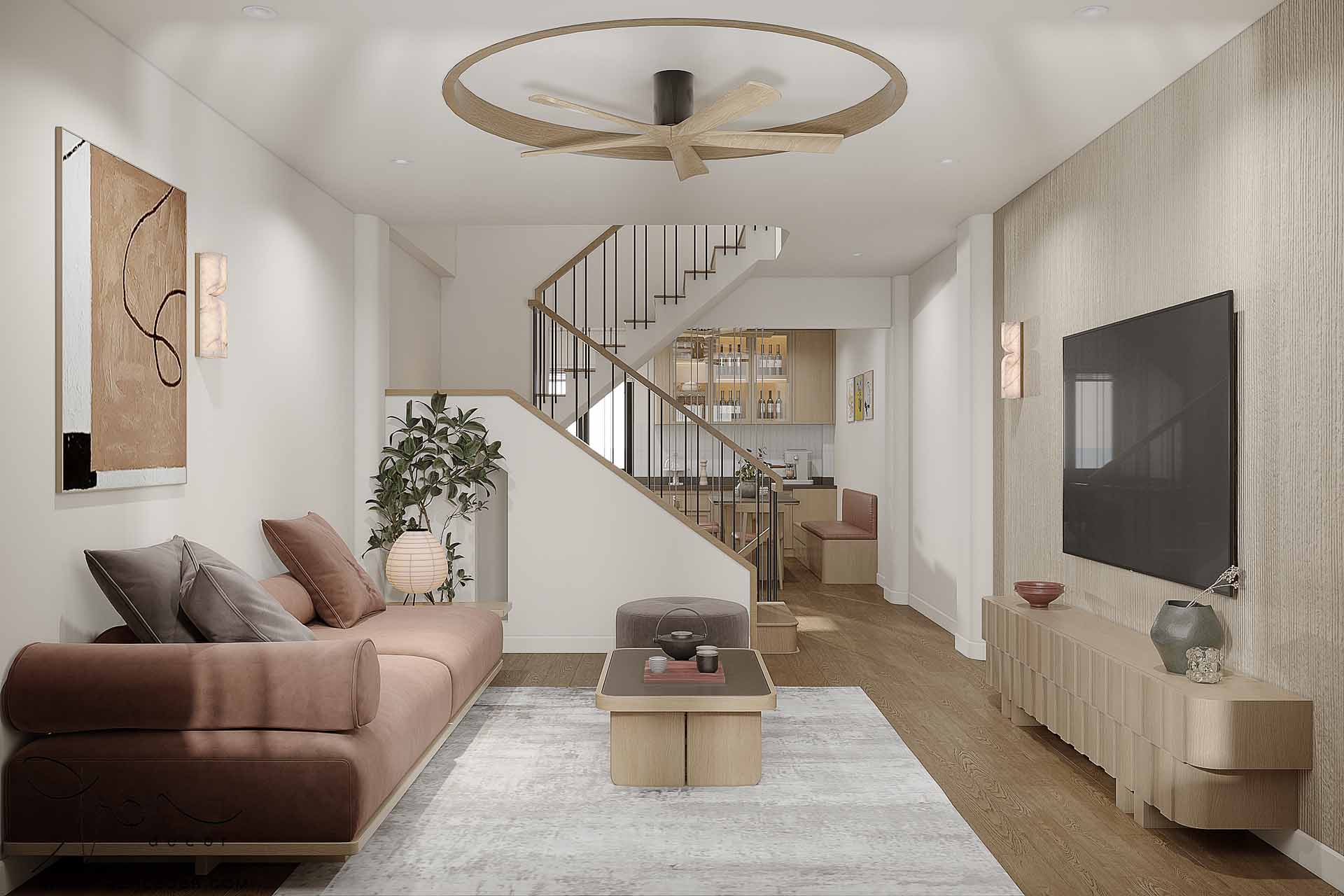 THIẾT KẾ NHÀ PHỐ 190M2