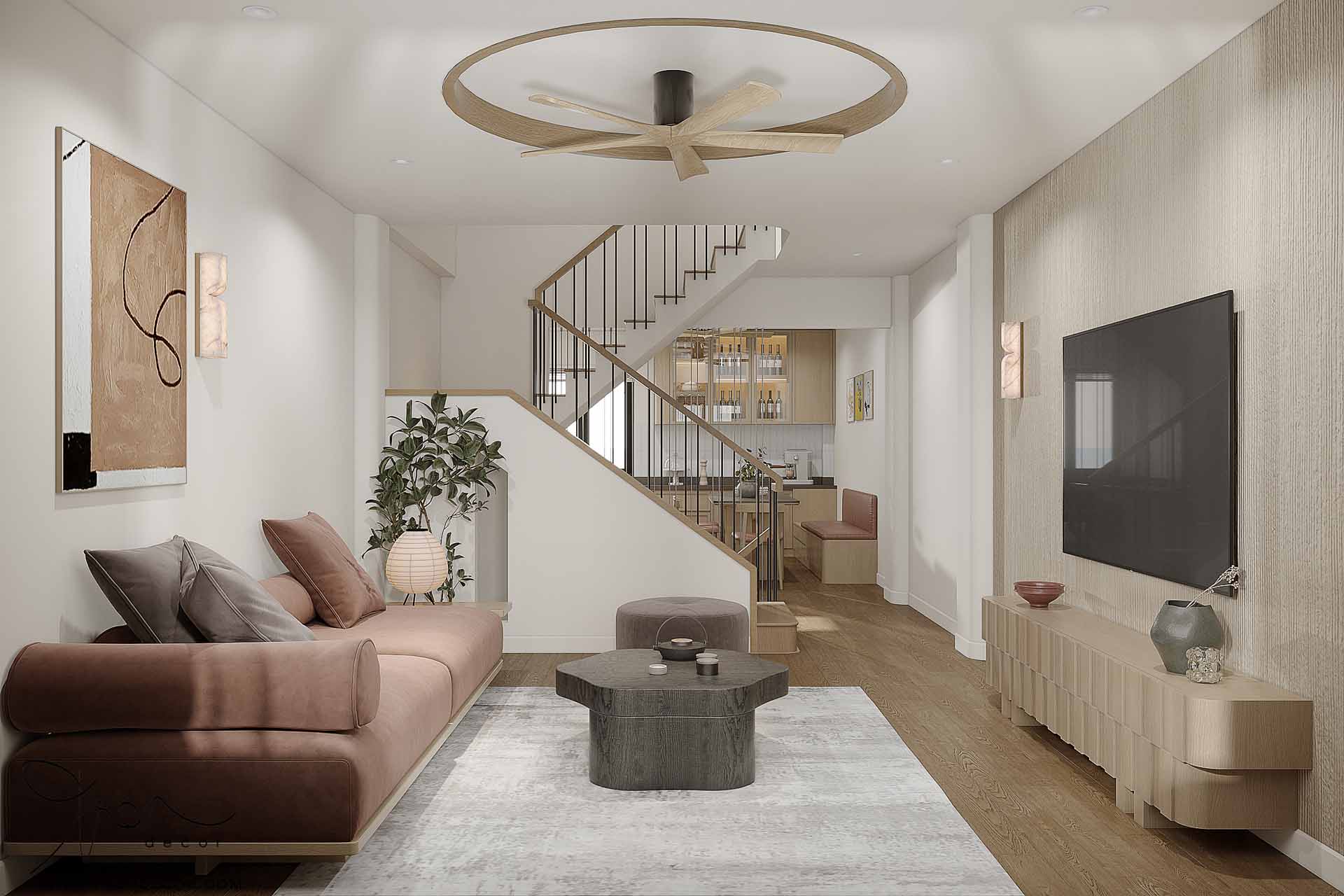 THIẾT KẾ NHÀ PHỐ 190M2