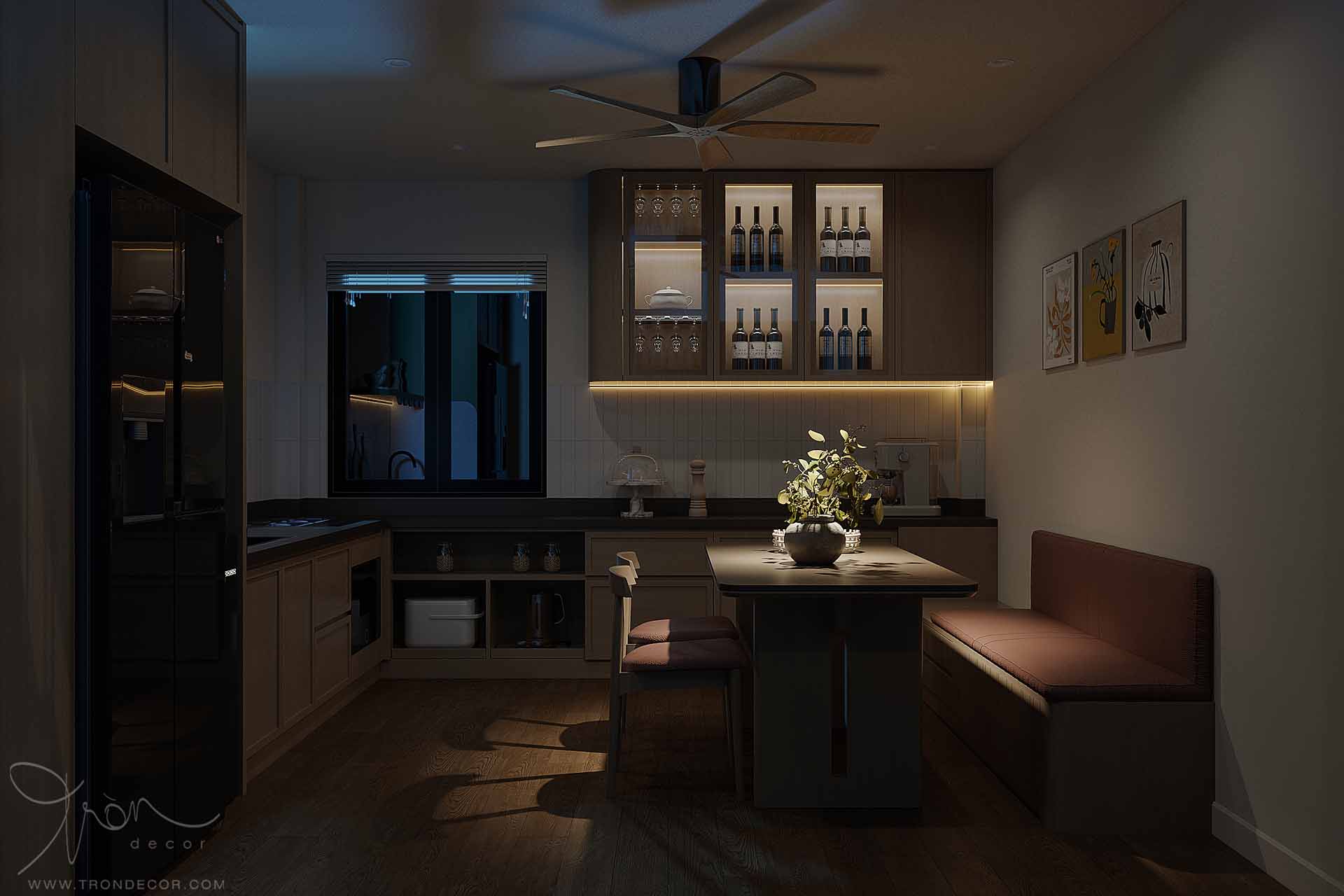 THIẾT KẾ NHÀ PHỐ 190M2