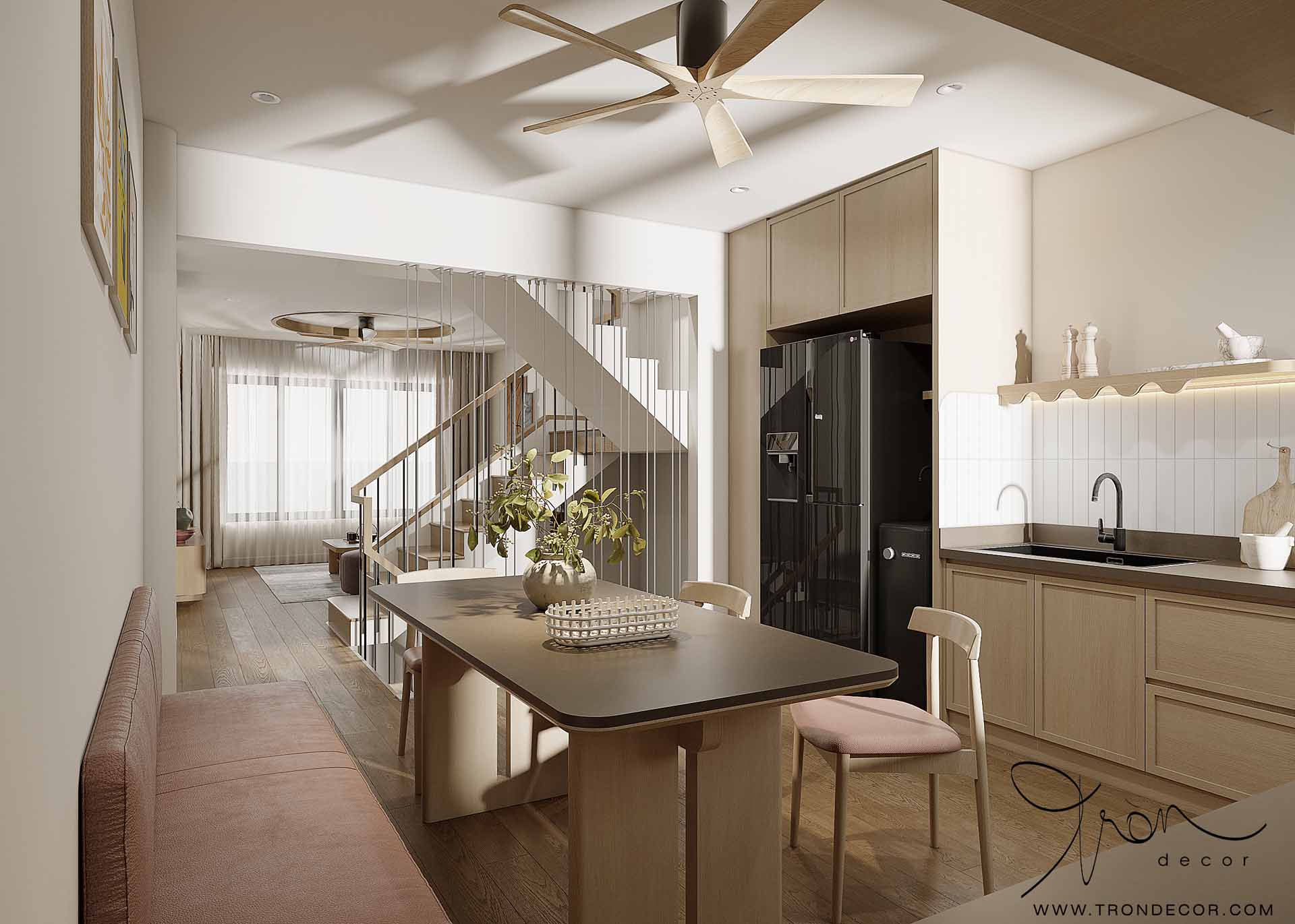 THIẾT KẾ NHÀ PHỐ 190M2