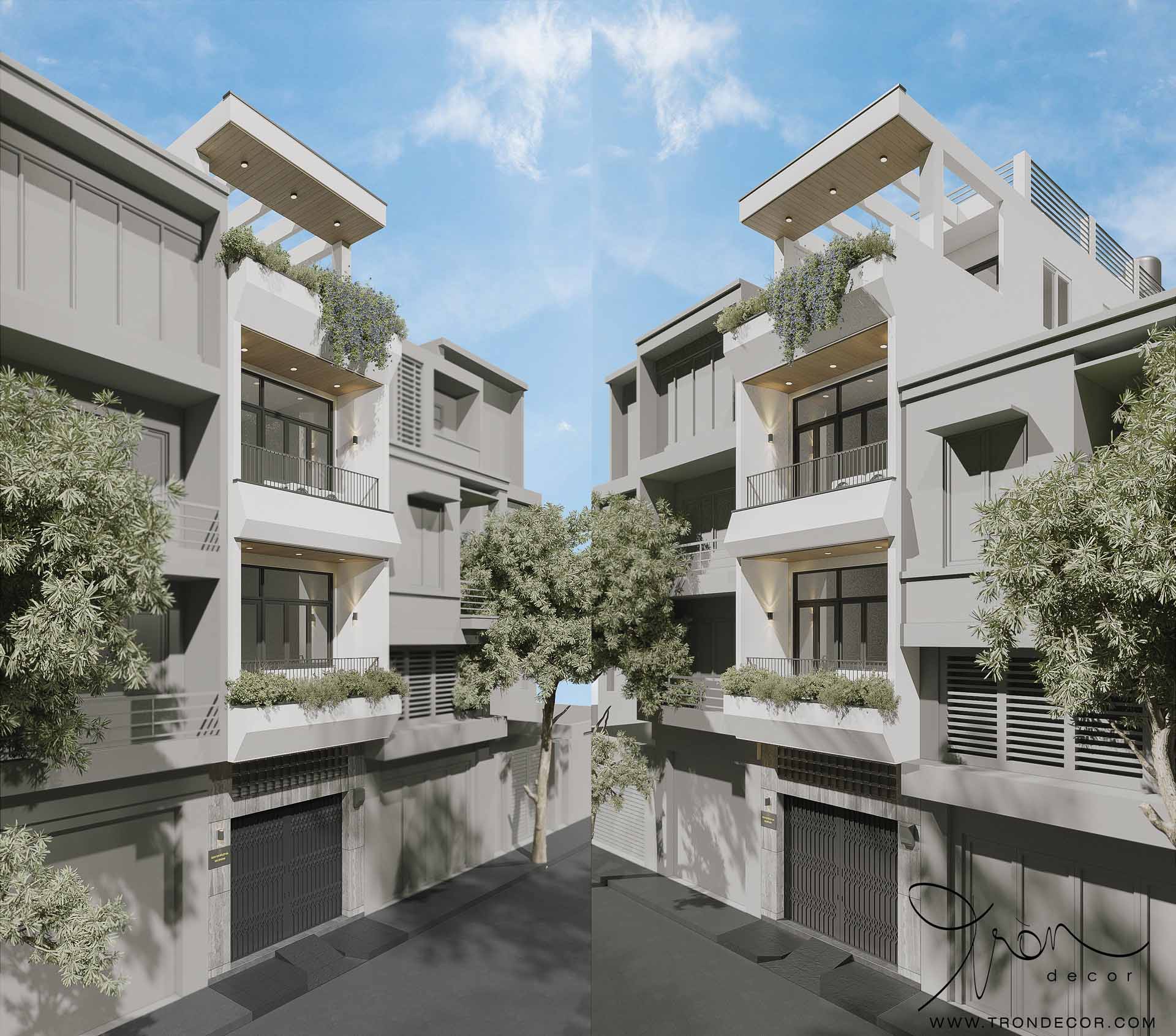 THIẾT KẾ NHÀ PHỐ 245M2
