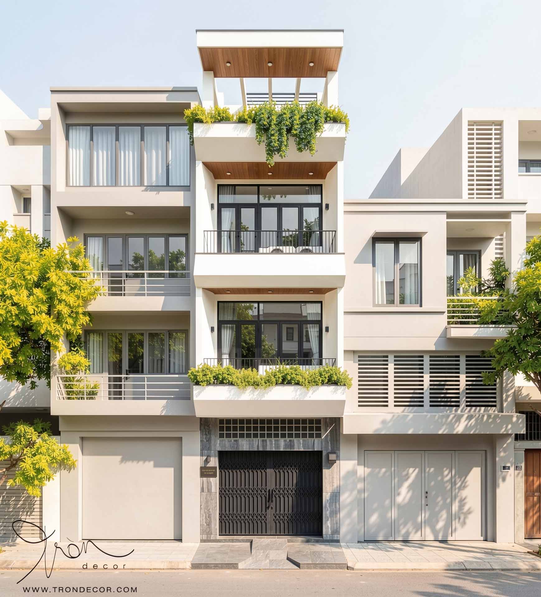 THIẾT KẾ NHÀ PHỐ 245M2