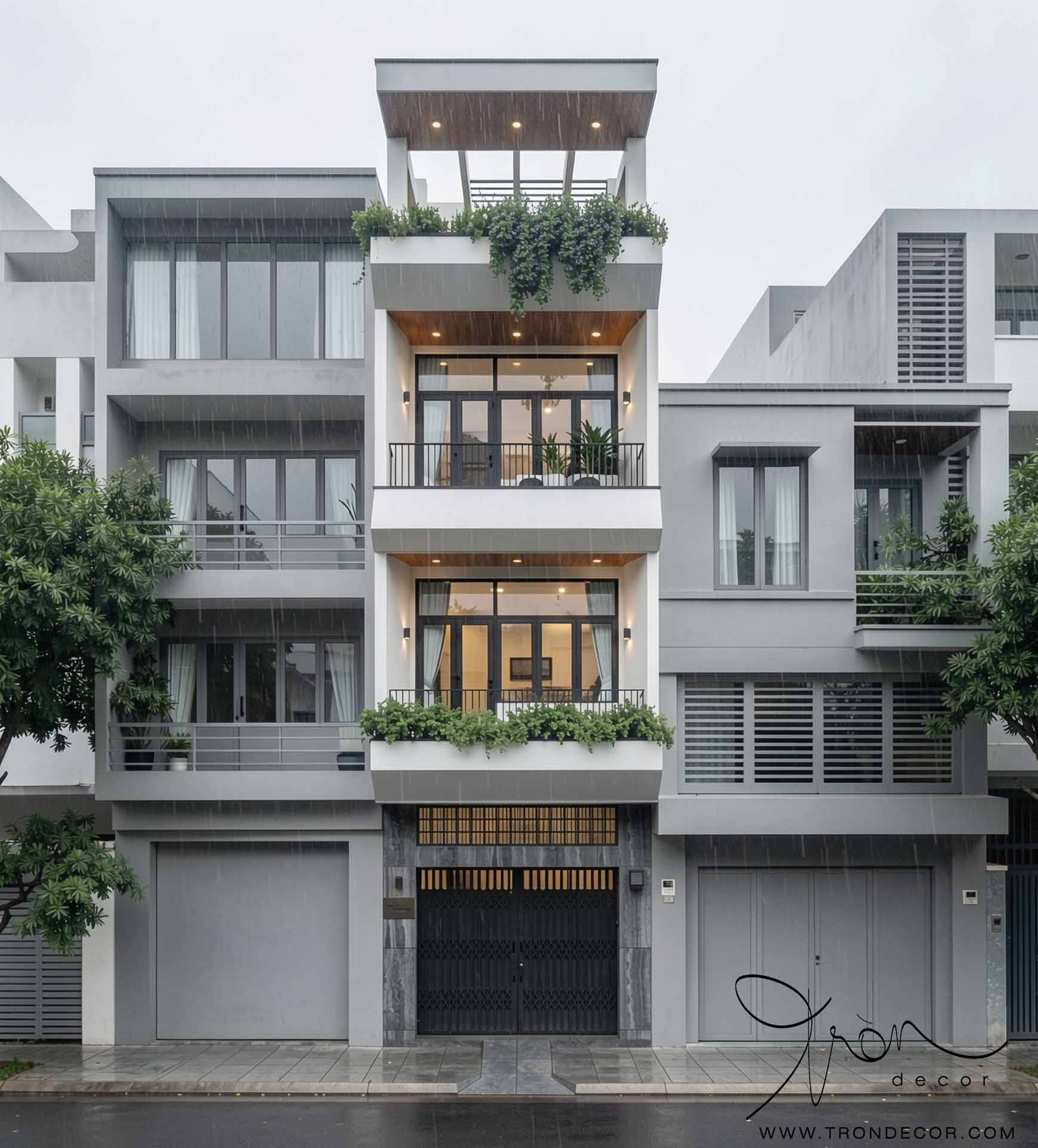 THIẾT KẾ NHÀ PHỐ 245M2