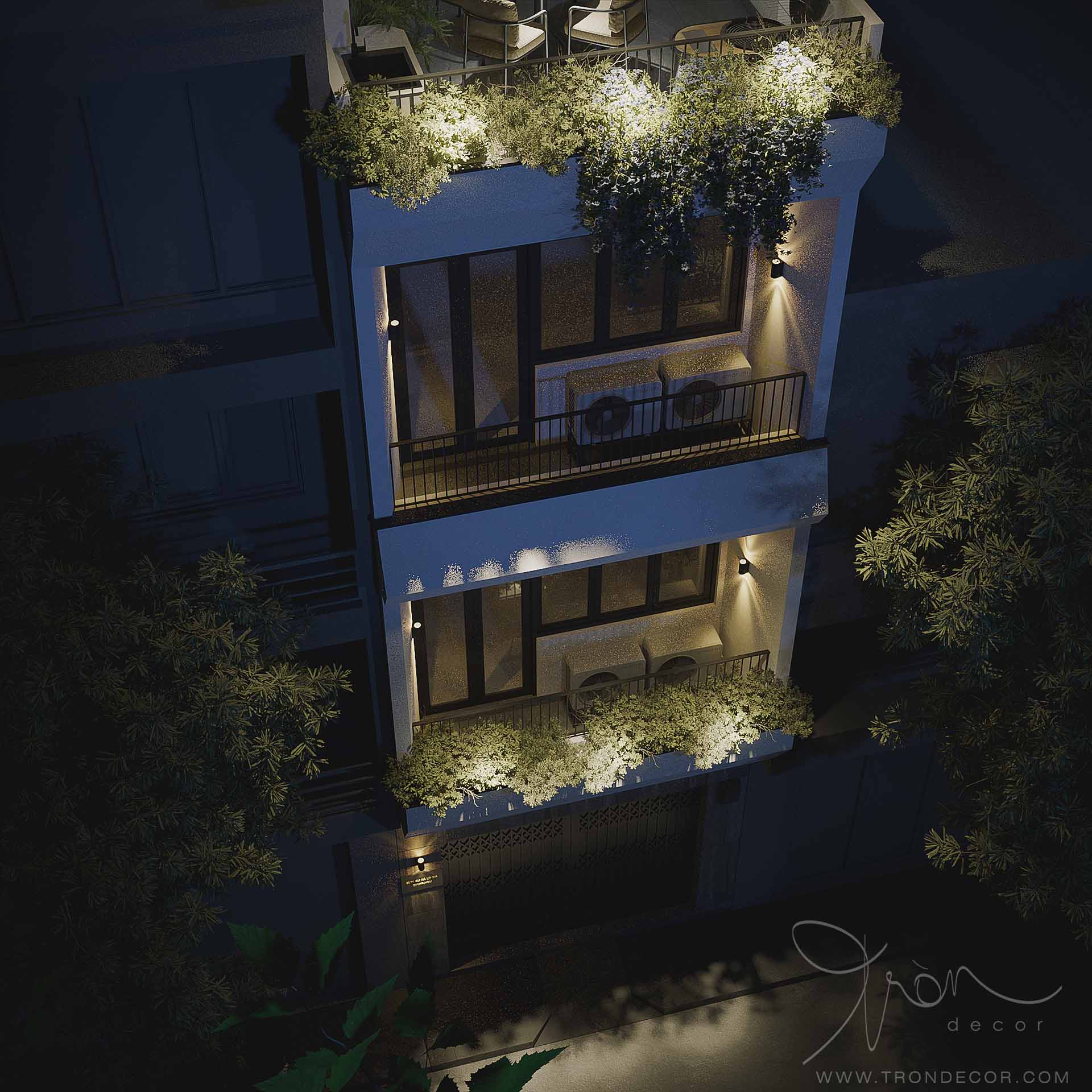 THIẾT KẾ NHÀ PHỐ 245M2