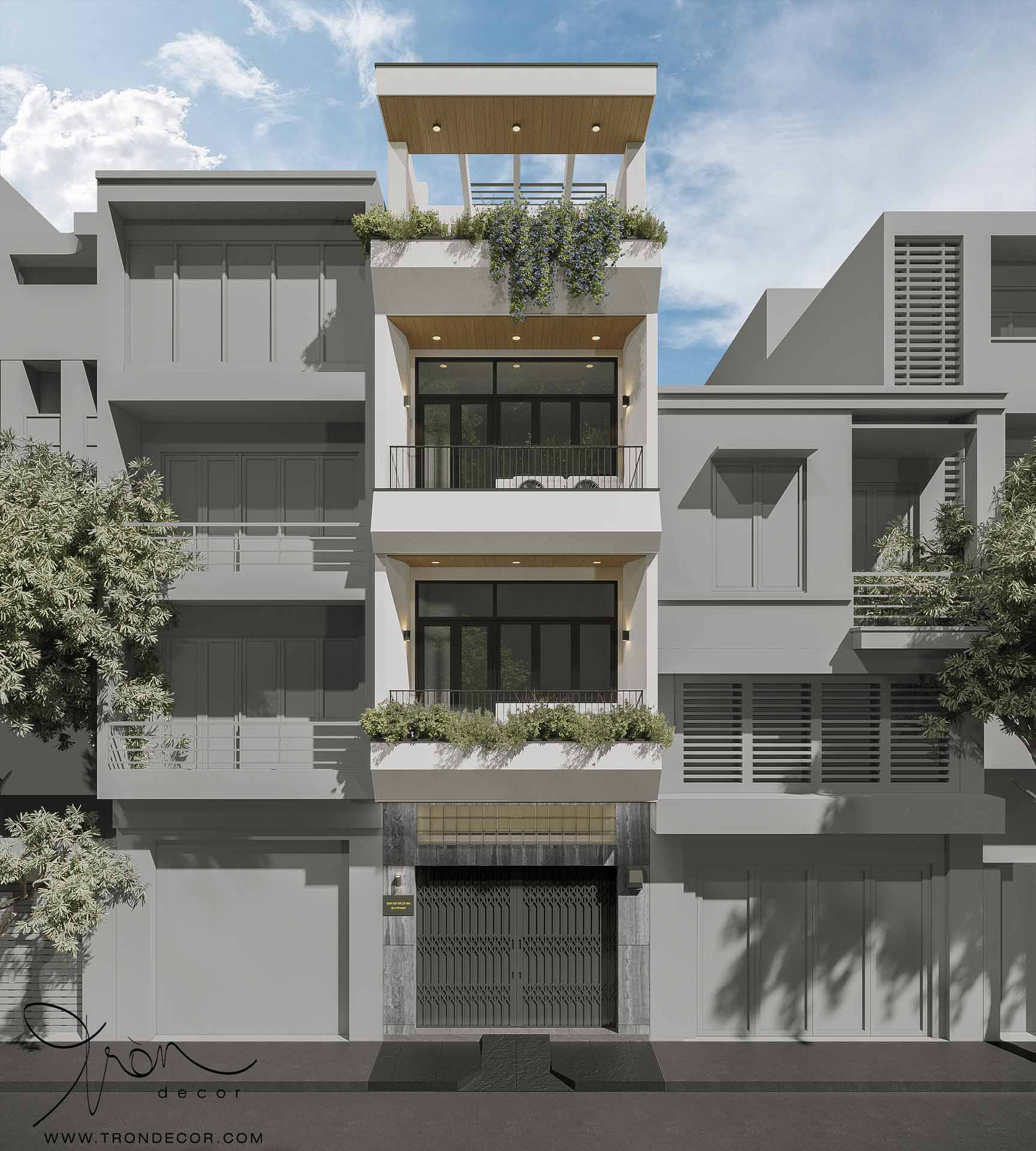 THIẾT KẾ NHÀ PHỐ 245M2